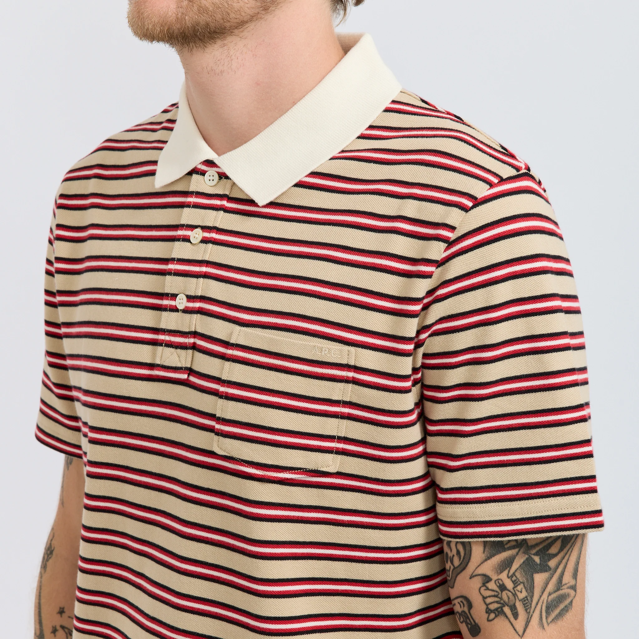 Oscar Polo Dark Beige - Image 6