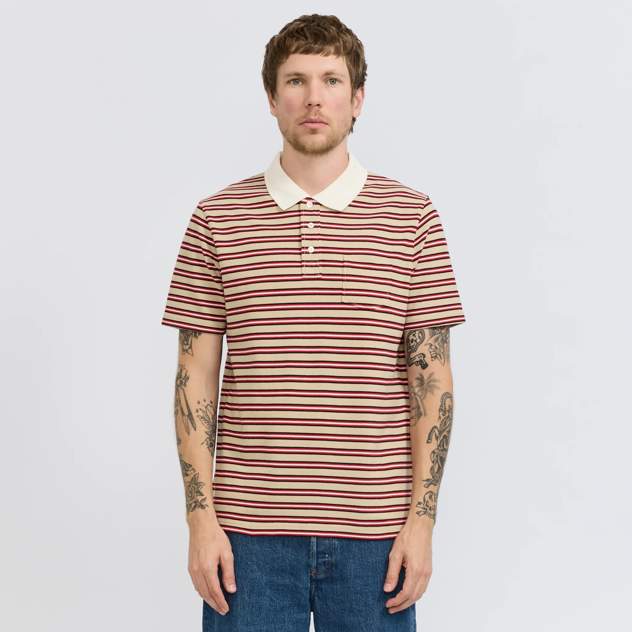 Oscar Polo Dark Beige - Image 7