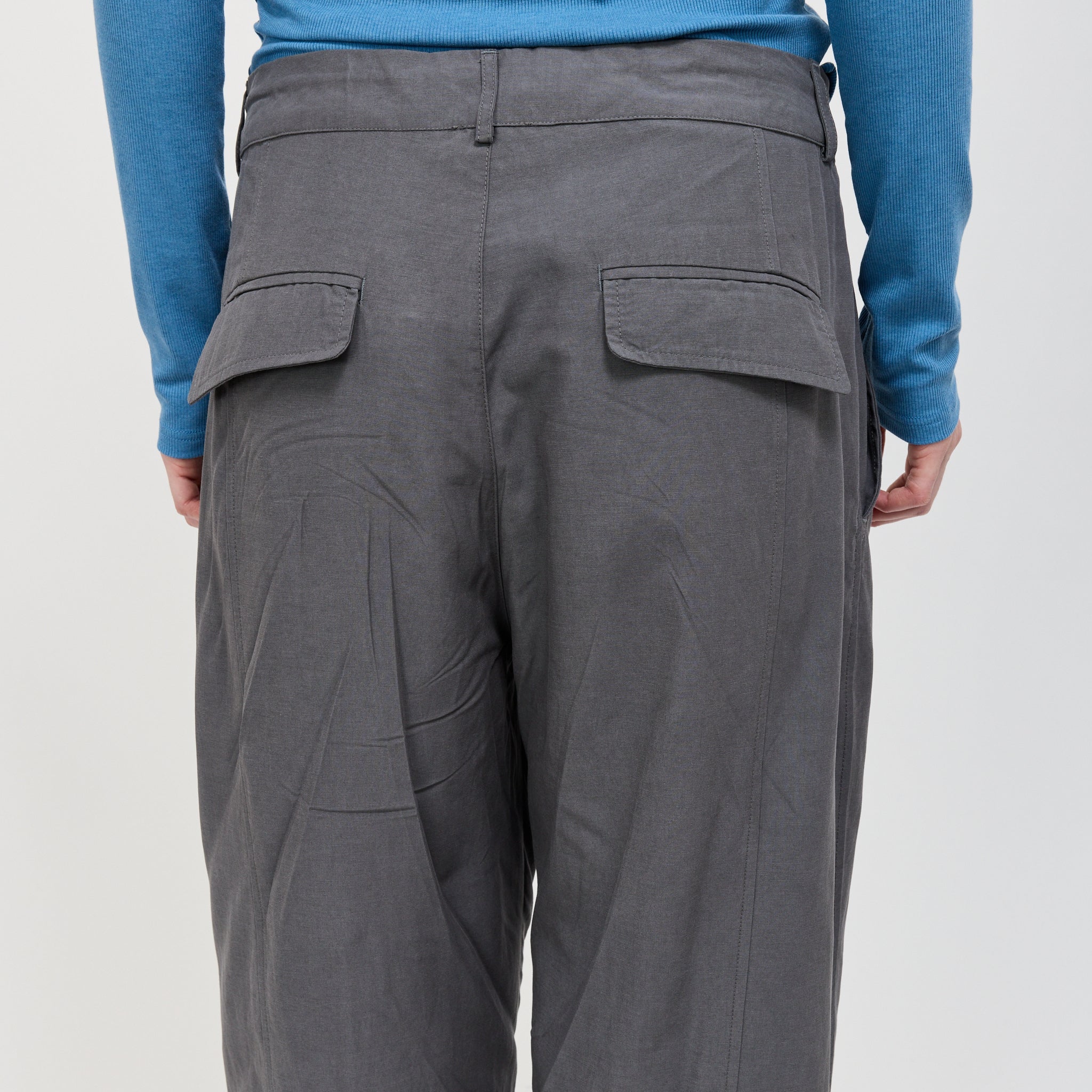 Panel Leg Pant Charcoal - Image 6