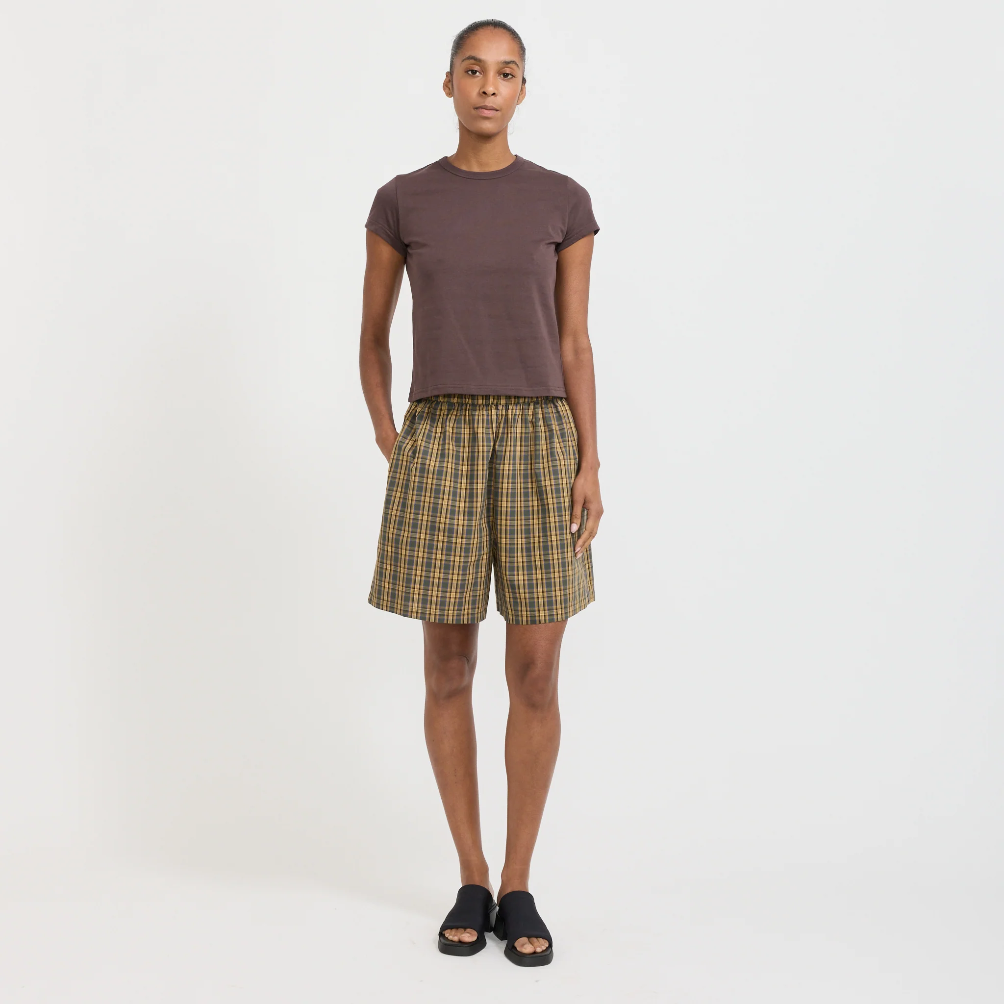 Pascale Shorts Brown - Image 2