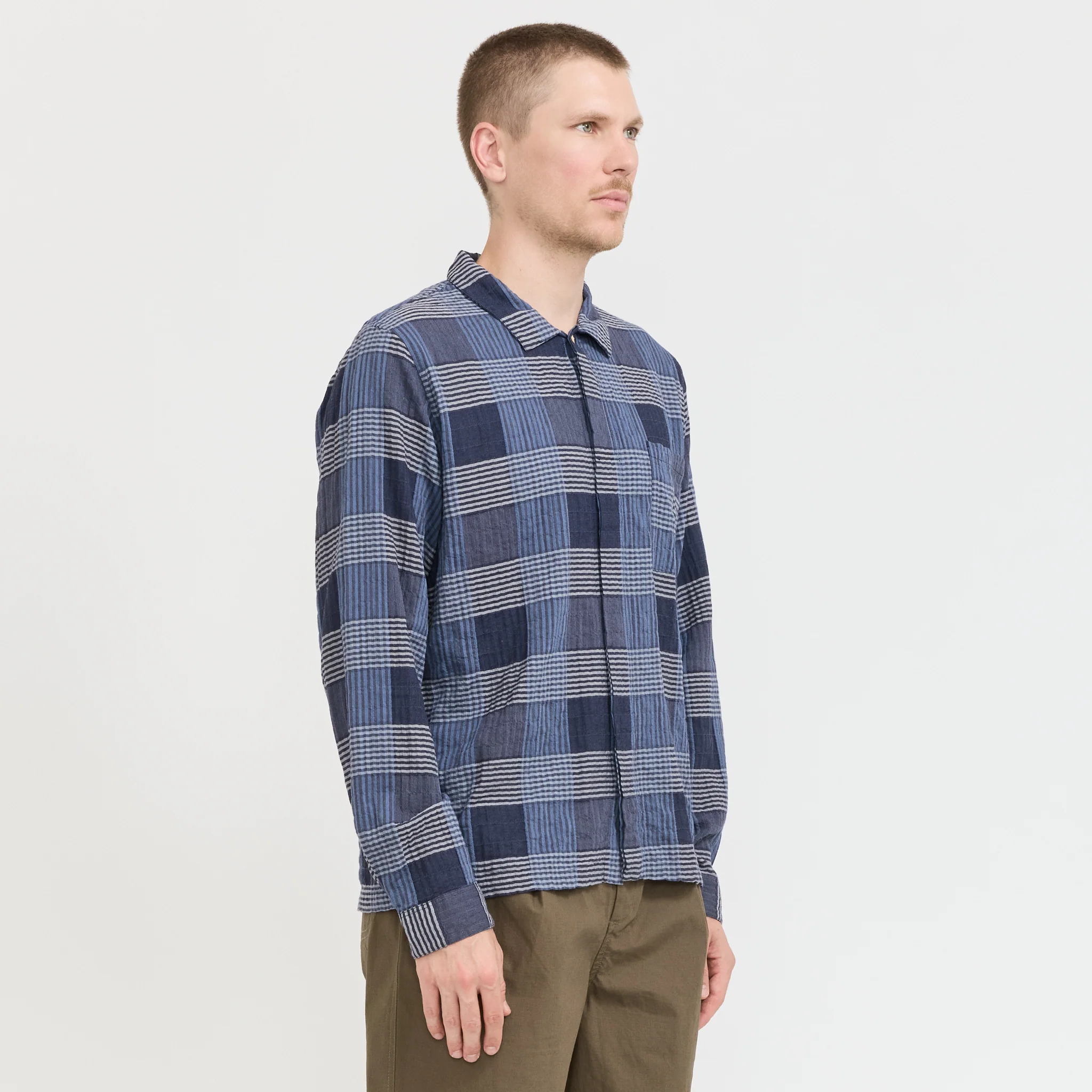 Patch Shirt Blue Multicheck - Image 3