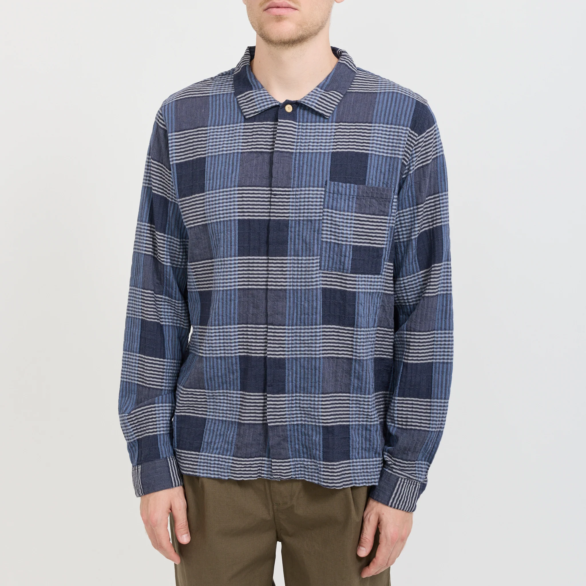 Patch Shirt Blue Multicheck - Image 5
