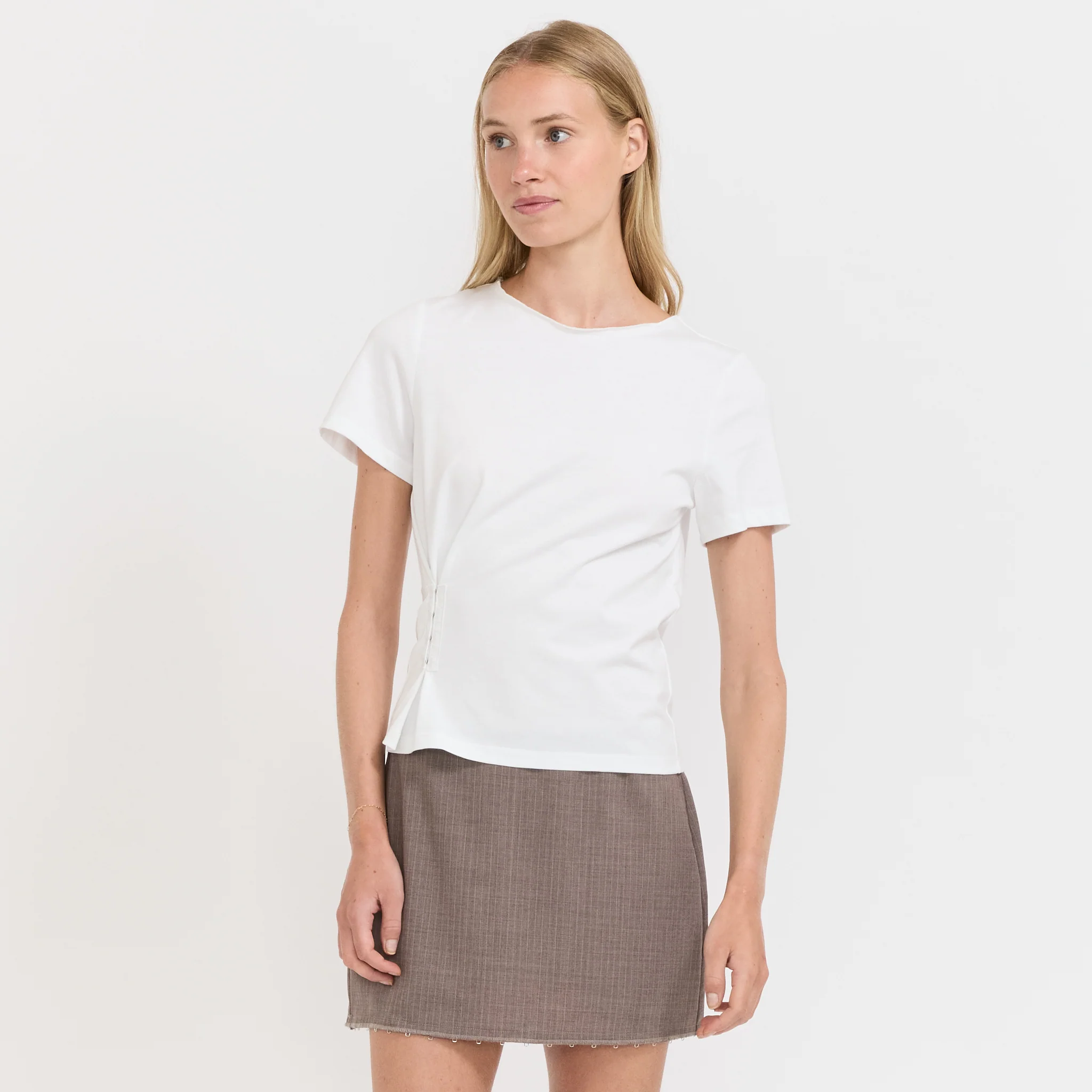Pinch Tee White