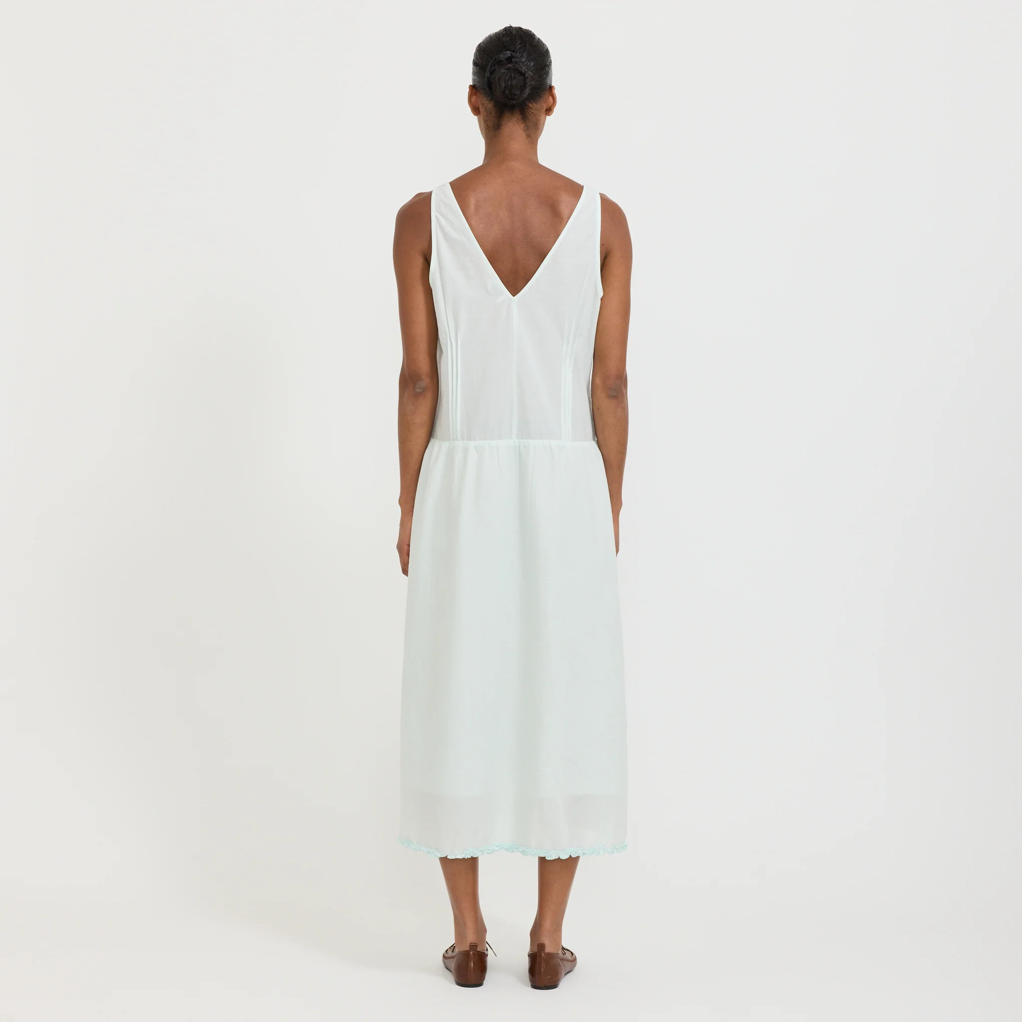 Pintuck Dress Mint - Image 3
