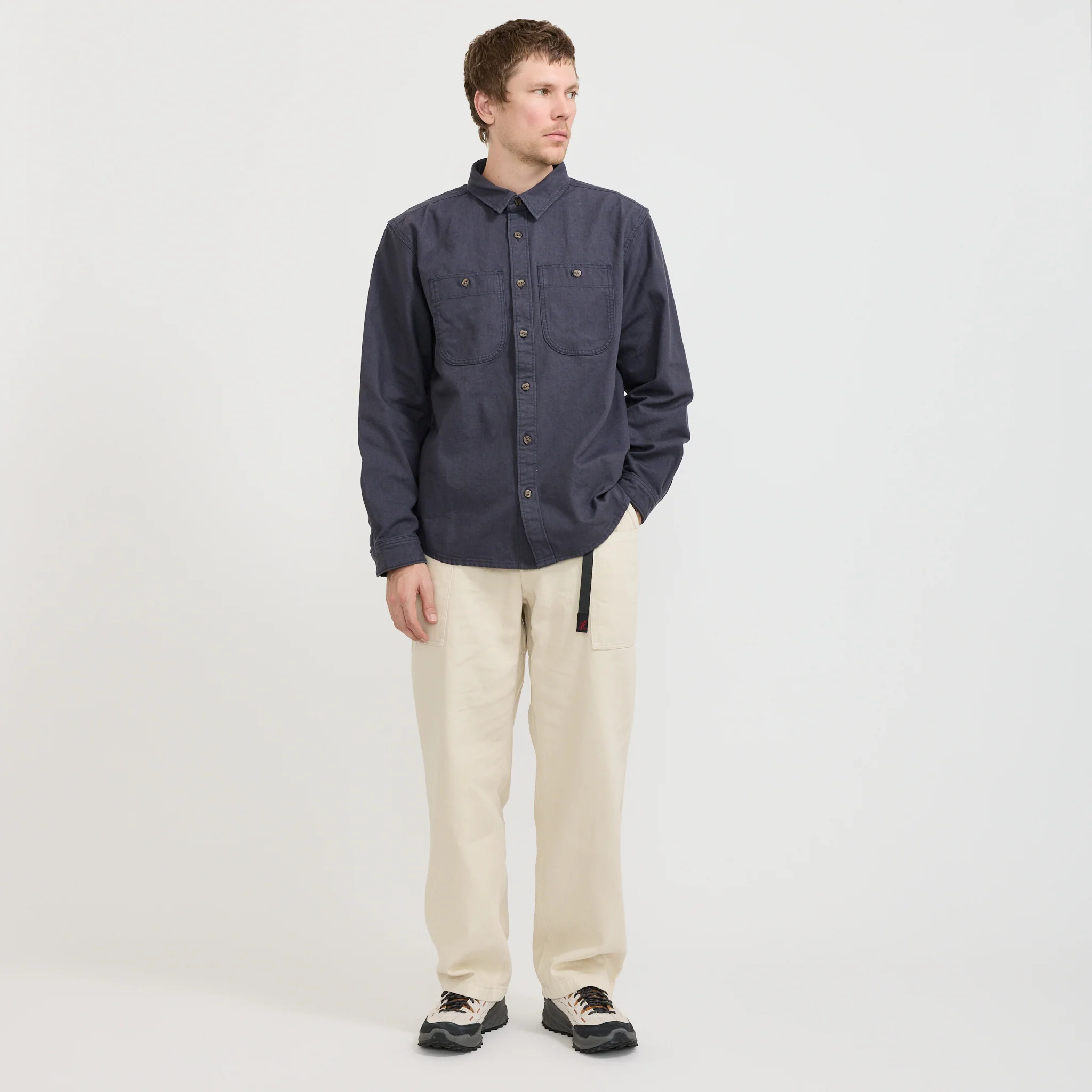 Point Reyes Canvas Shirt Smolder Blue - Image 2