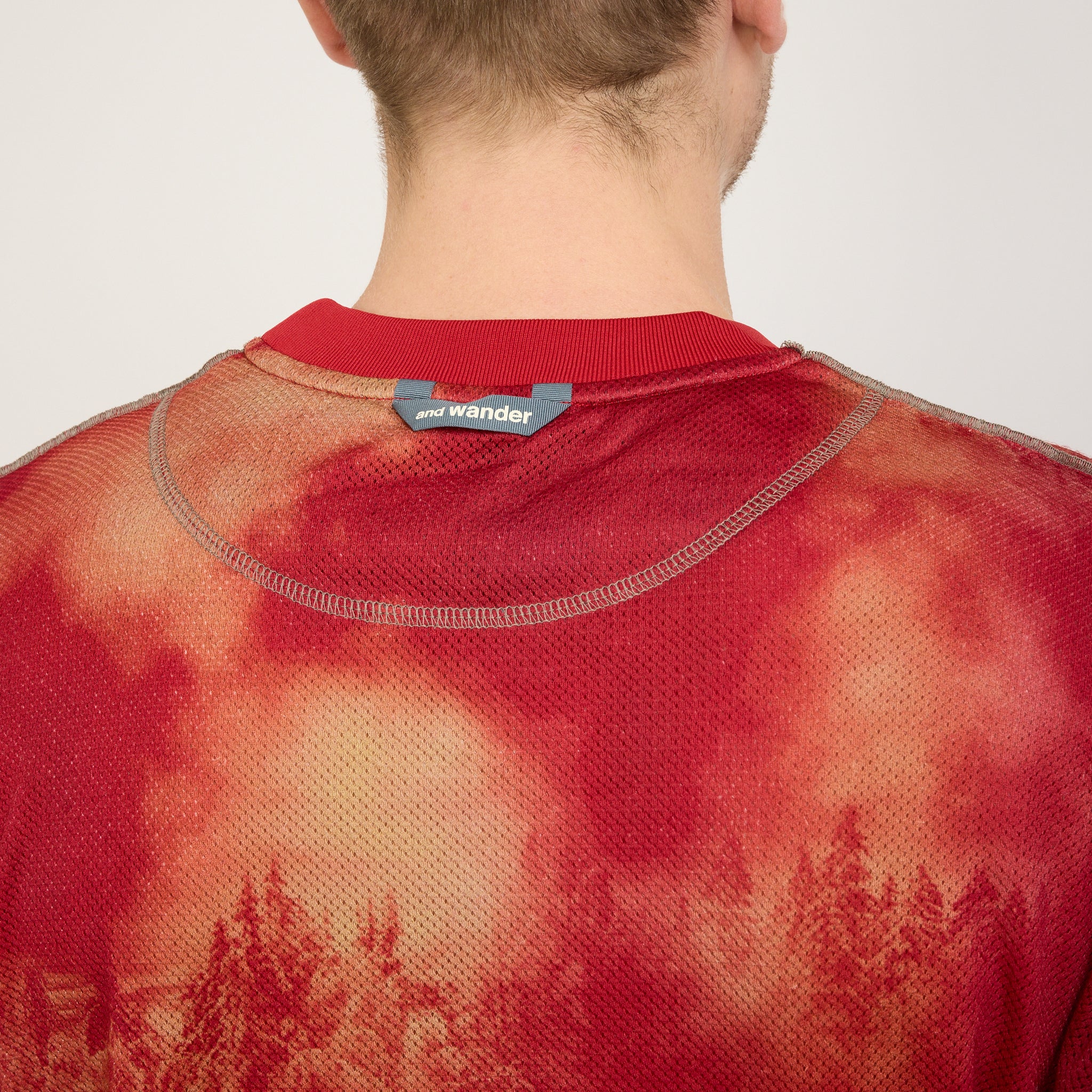 Printed Octa Pullover Red - Image 6