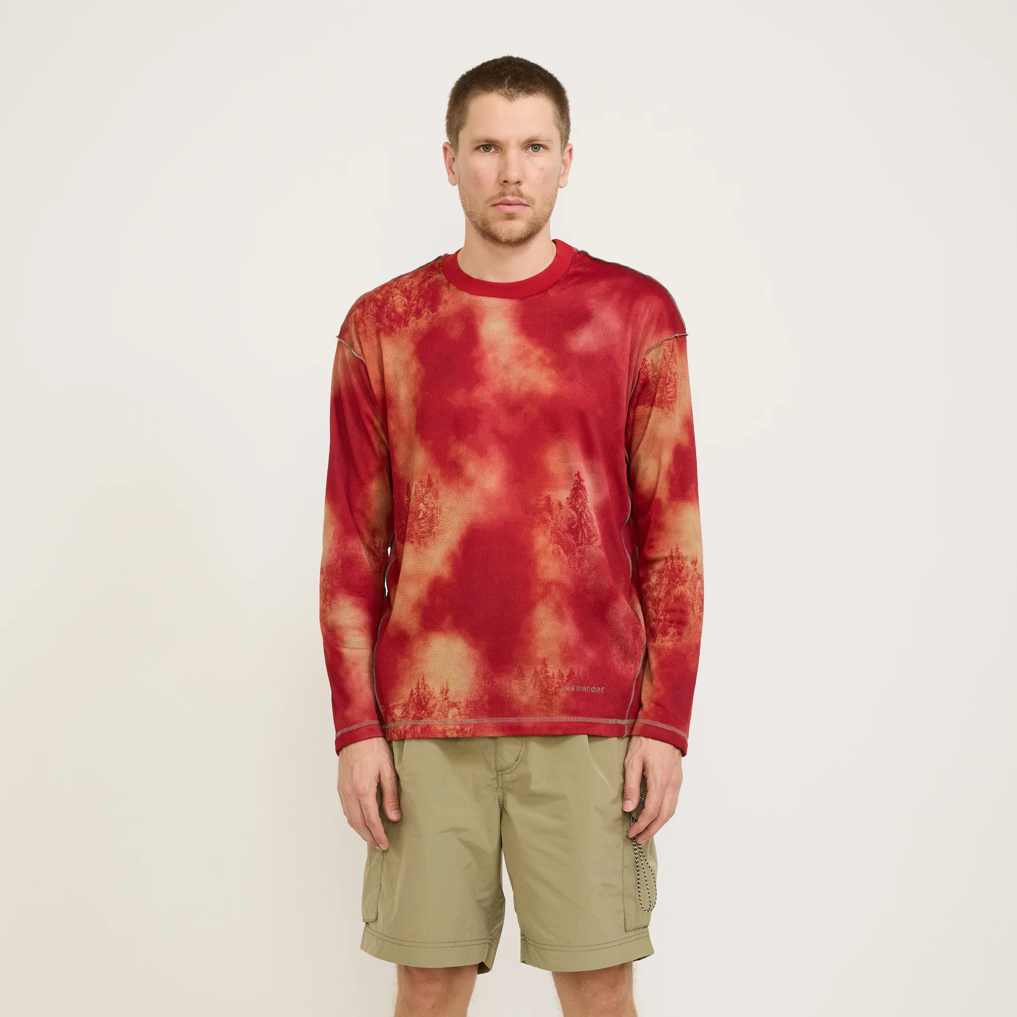 Printed Octa Pullover Red - Image 7