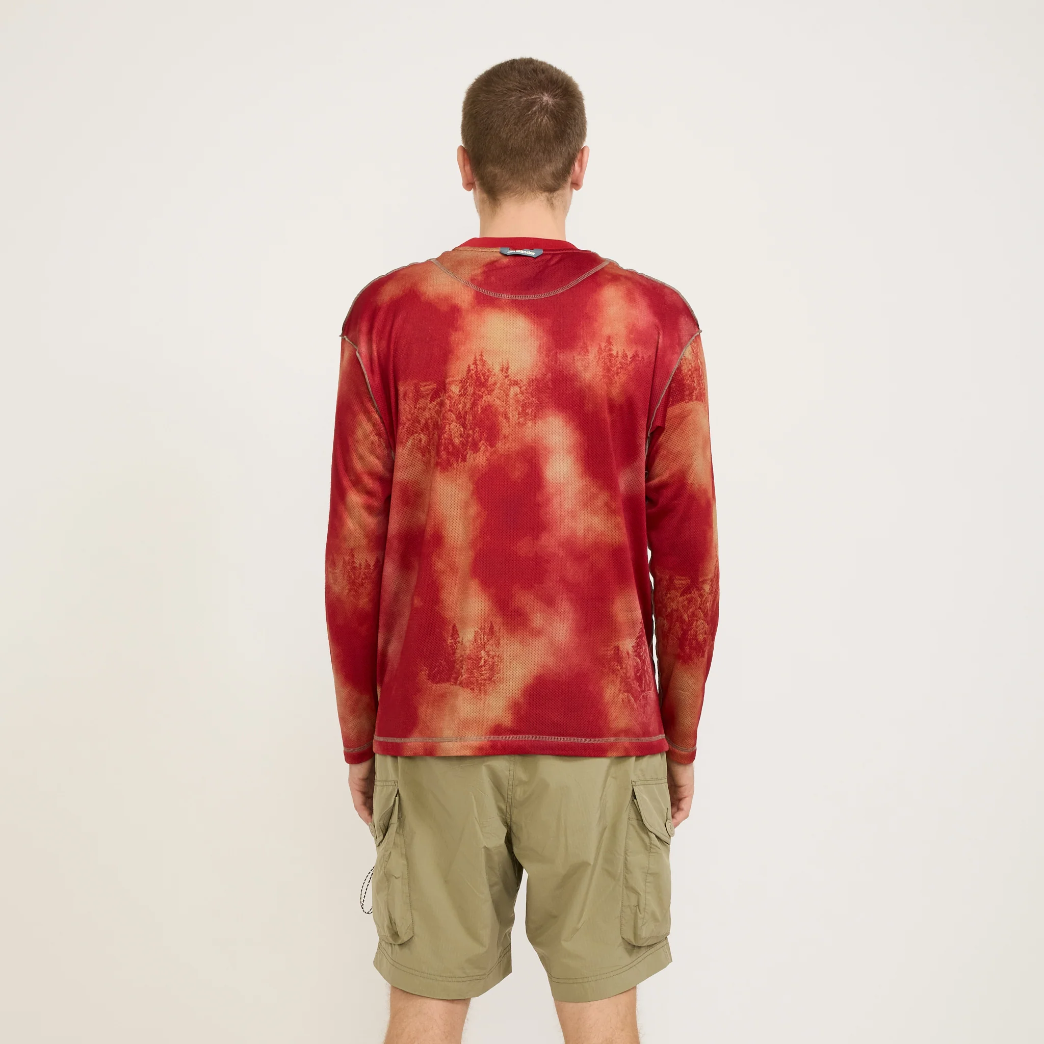Printed Octa Pullover Red - Image 8