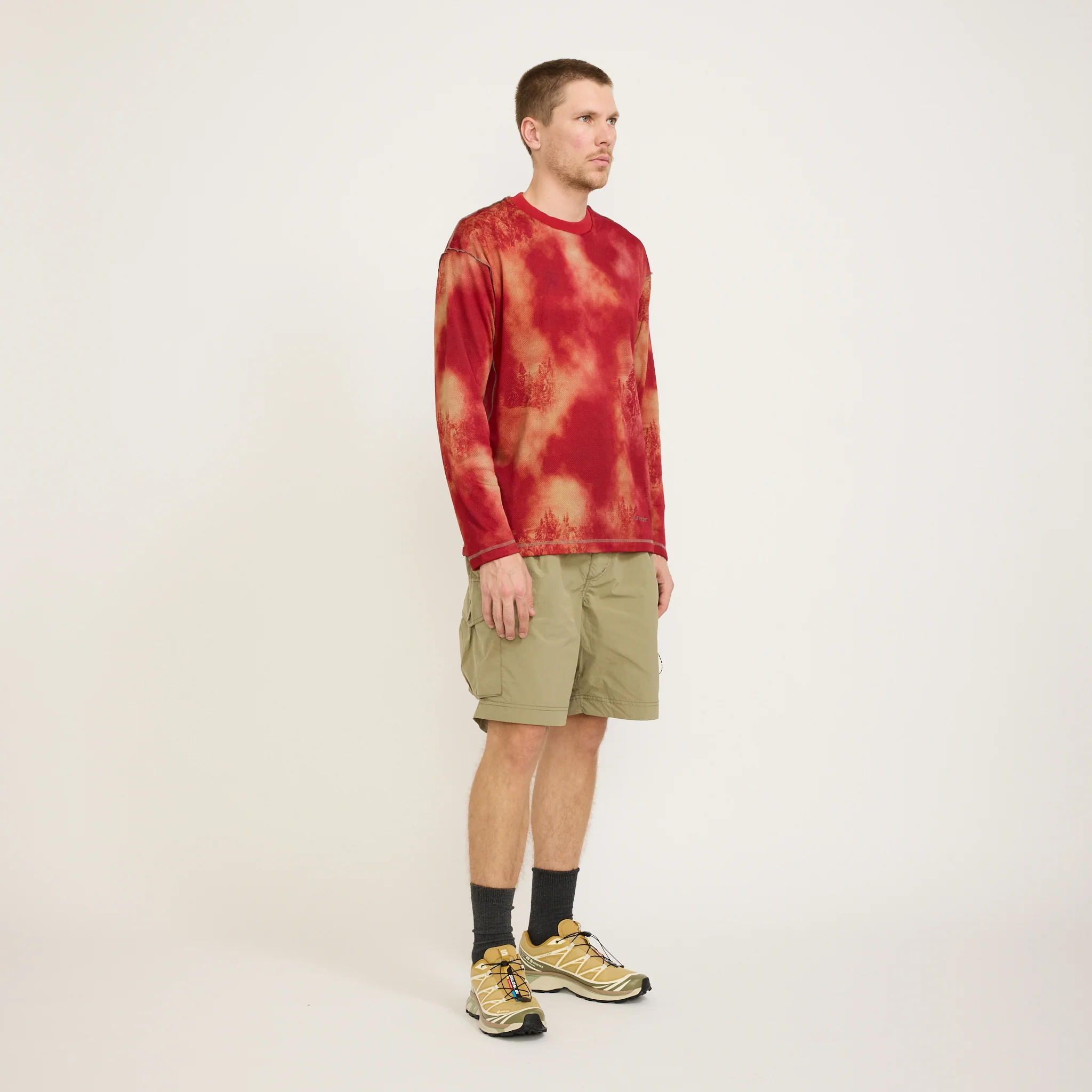 Printed Octa Pullover Red - Image 9
