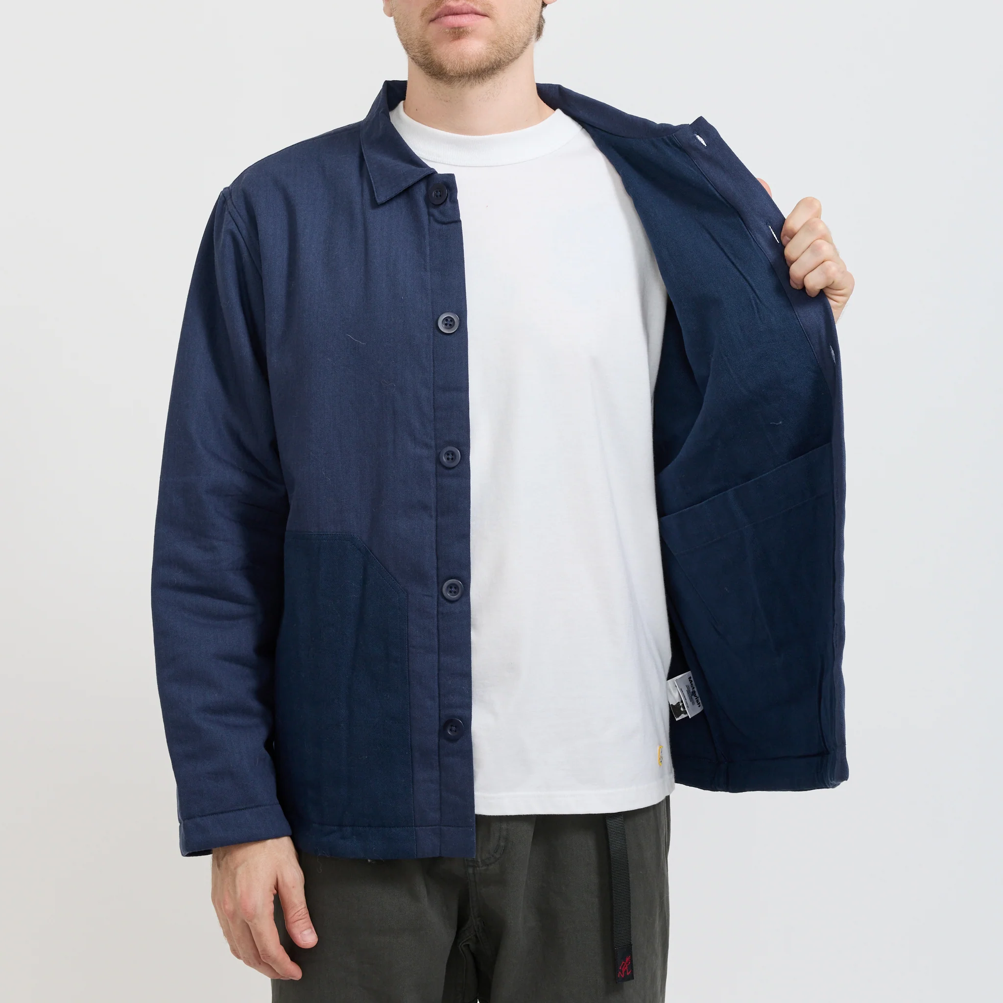 Quilted Worker Jacket Blue - Image 7