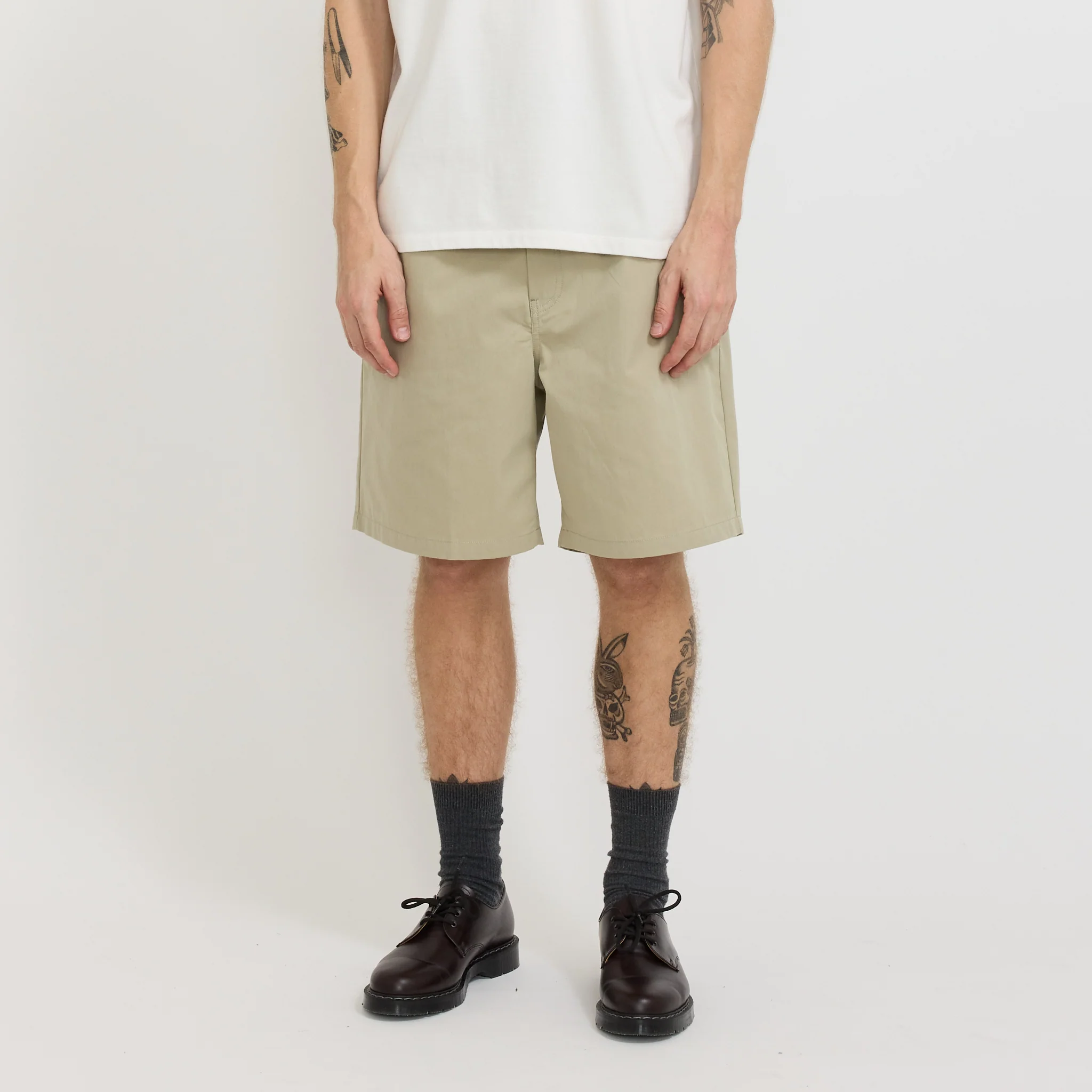 Ragnar Fine Broken Twill Shorts Elm