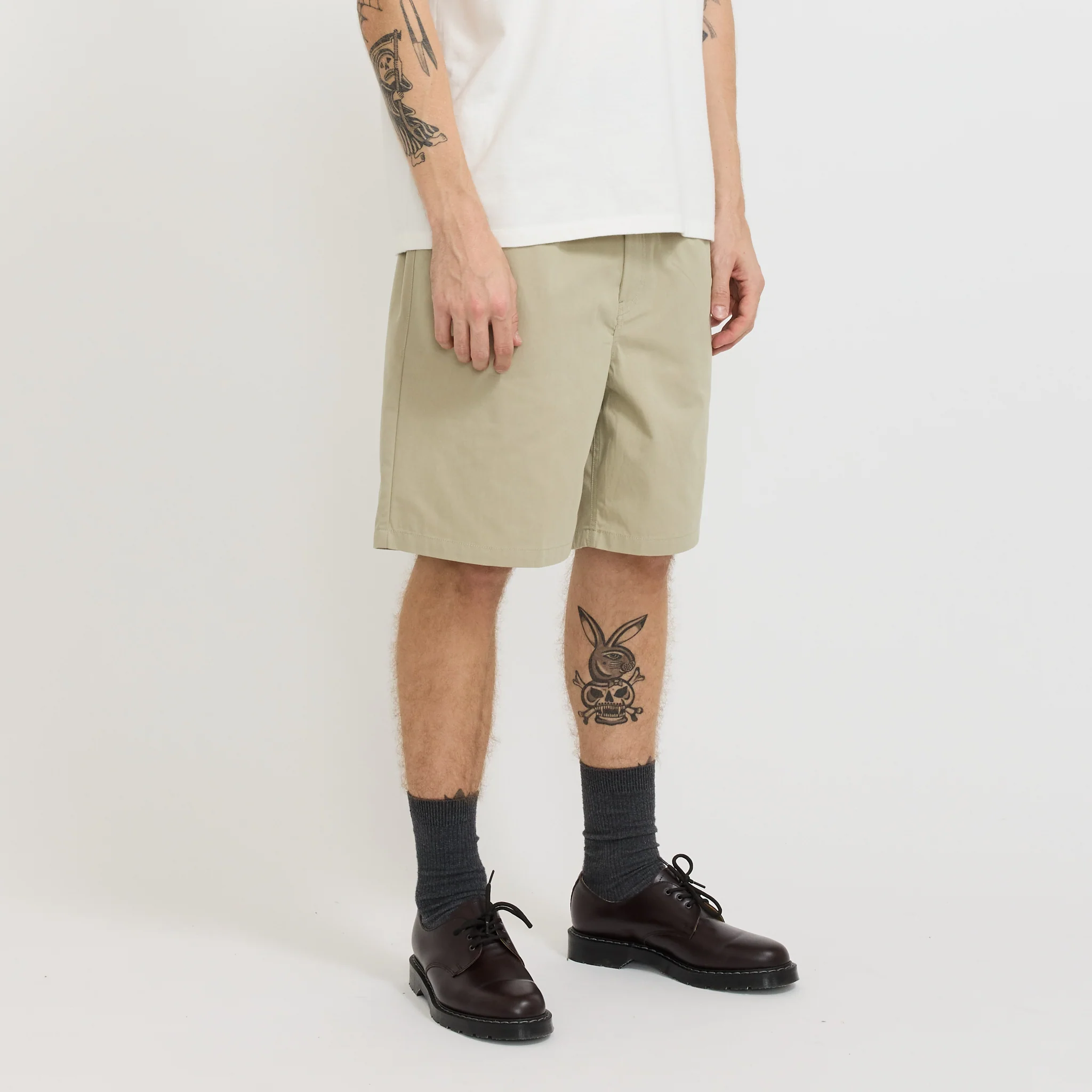 Ragnar Fine Broken Twill Shorts Elm - Image 3