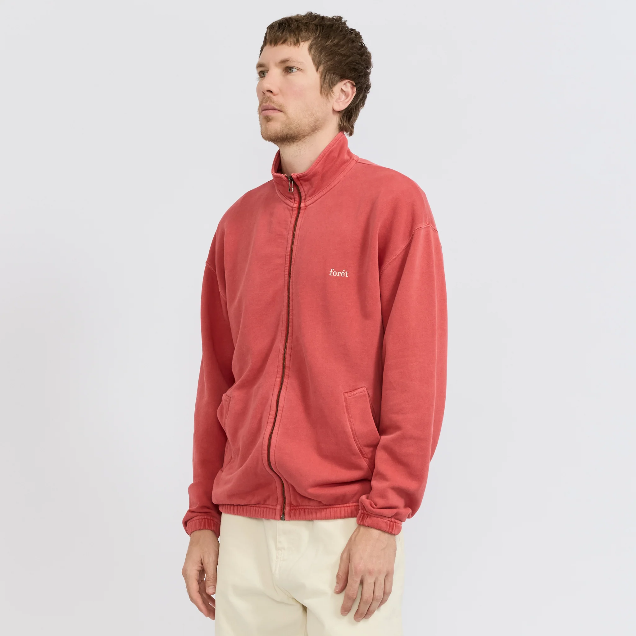 Ranger Zip Sweat Jacket Red