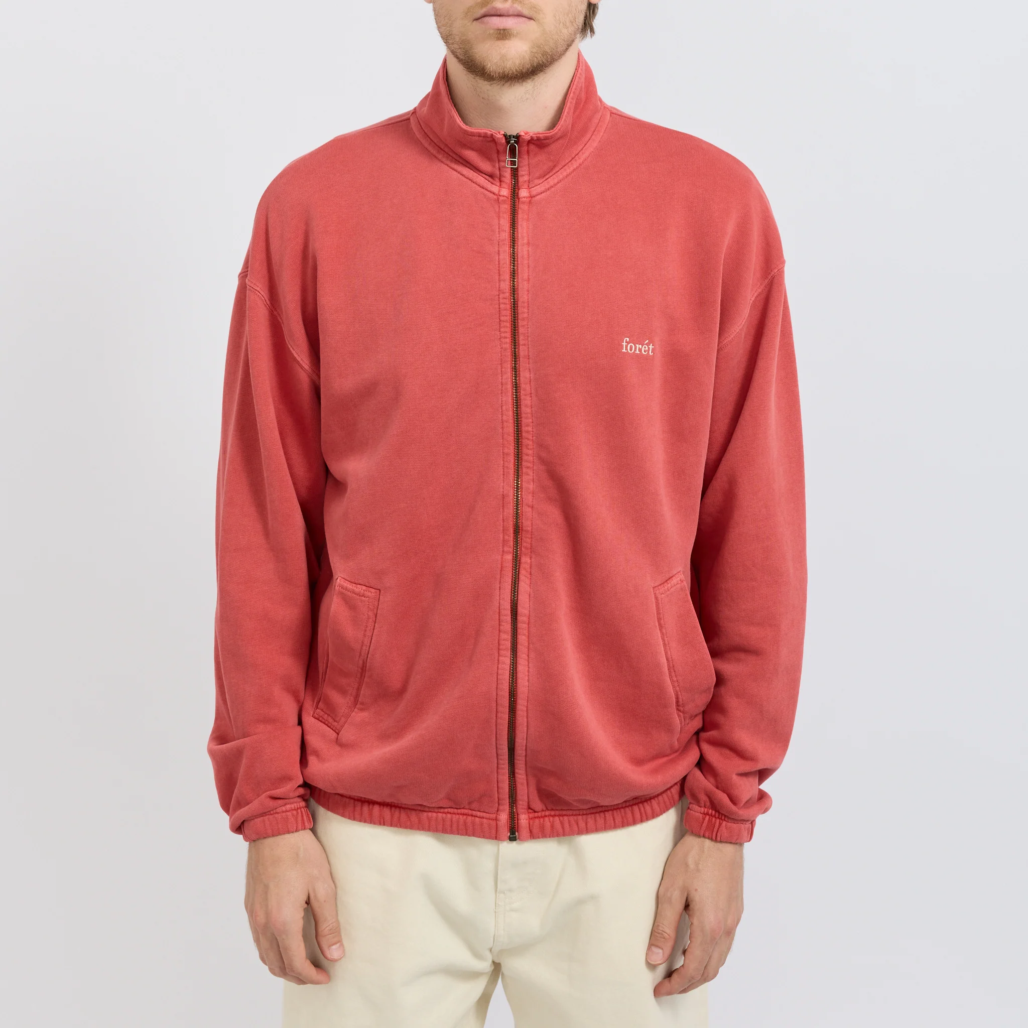Ranger Zip Sweat Jacket Red - Image 5