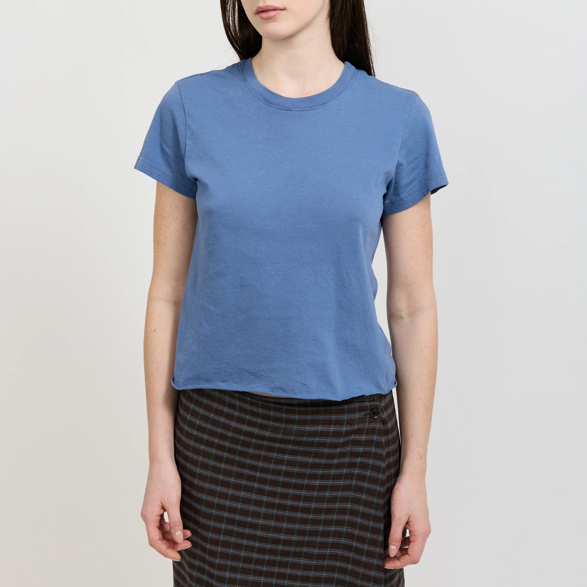 Raw Edge Baby T-Shirt Vintage Blue - Image 5