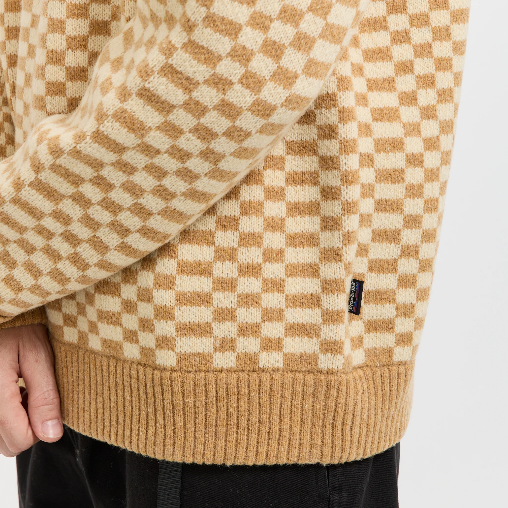 Recycled Wool Blend Sweater Finned: Talon Gold - Image 6