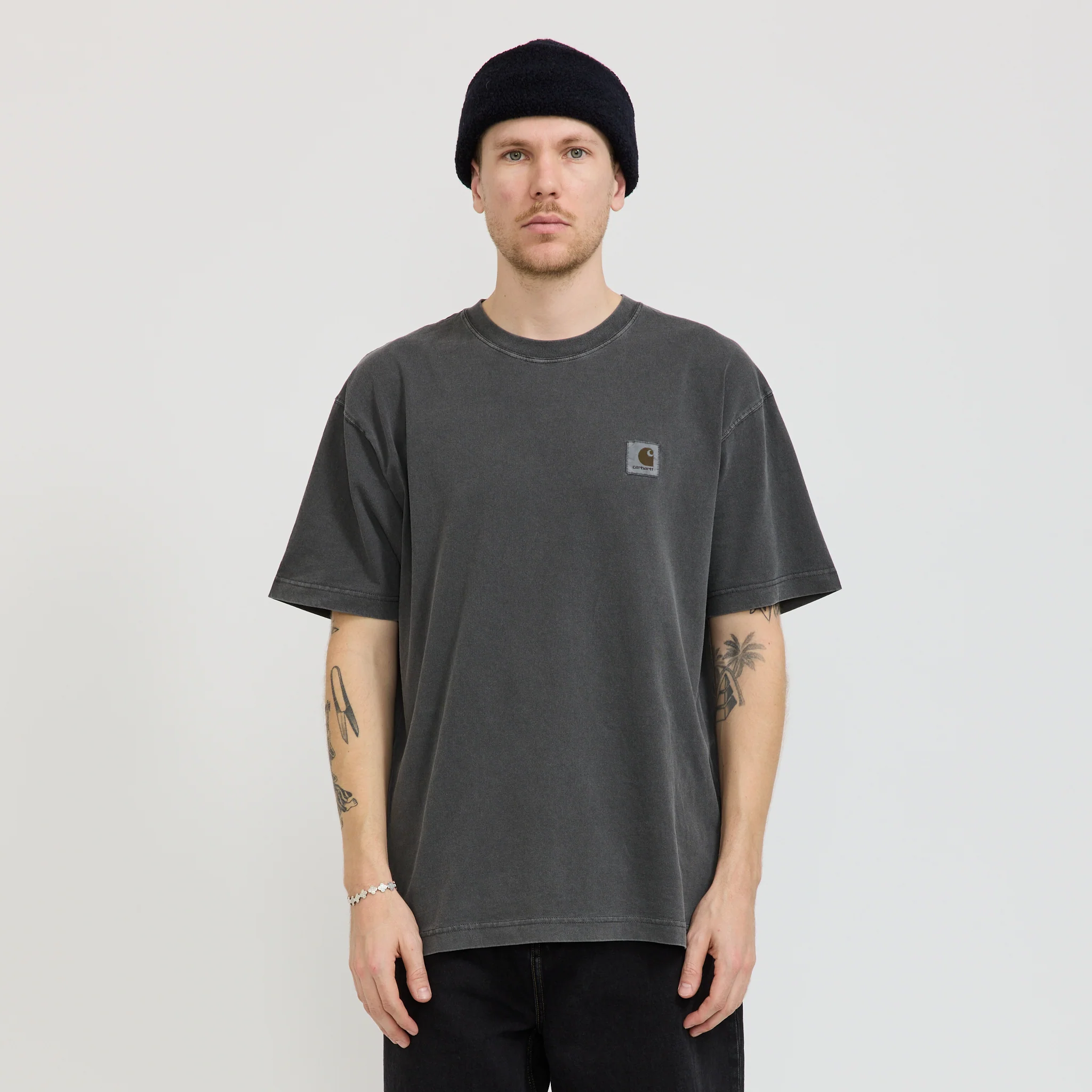 Recycled Wool Watch Cap Navy - Image 6