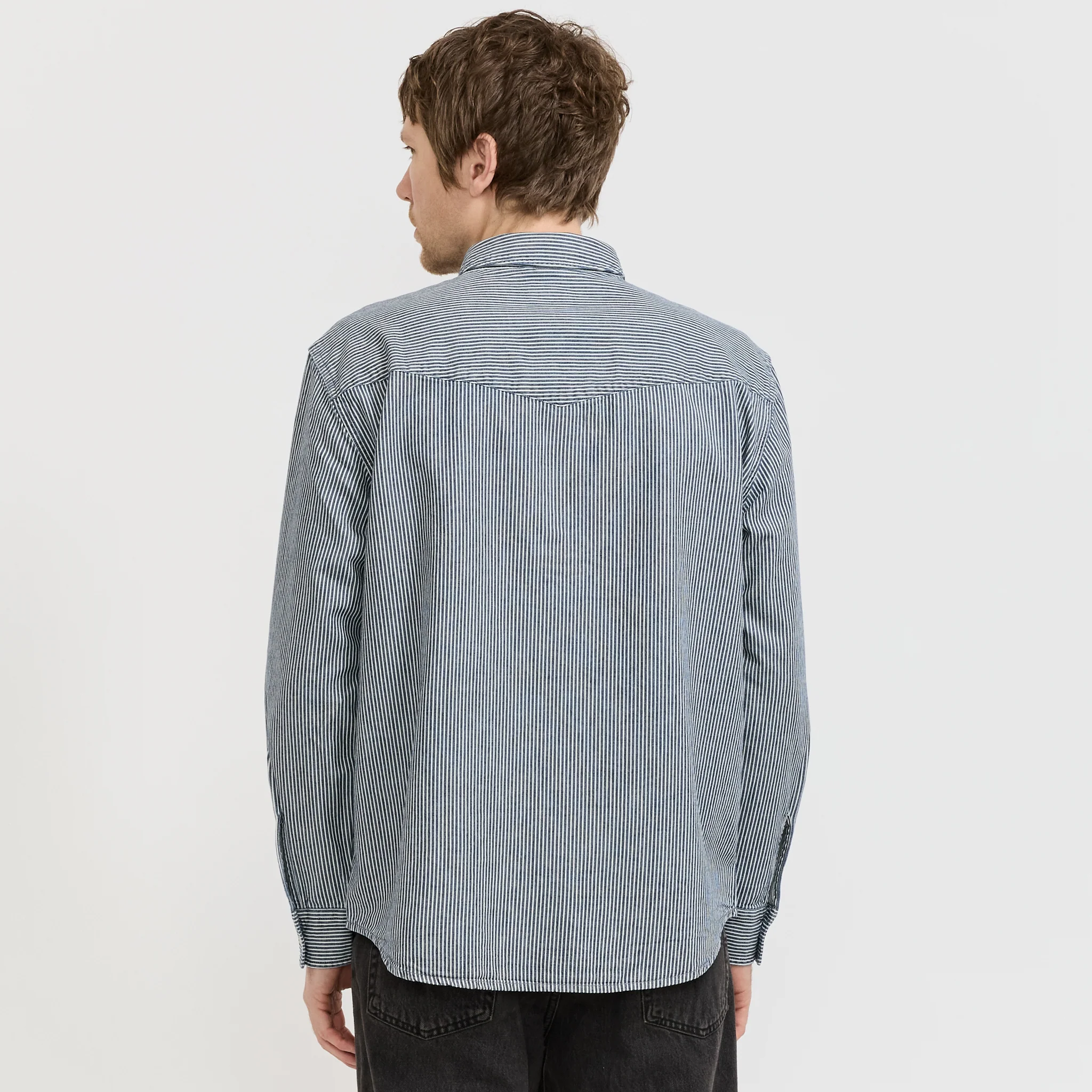 Relaxed Fit Western Shirt Grand Dark Railroad - Image 4