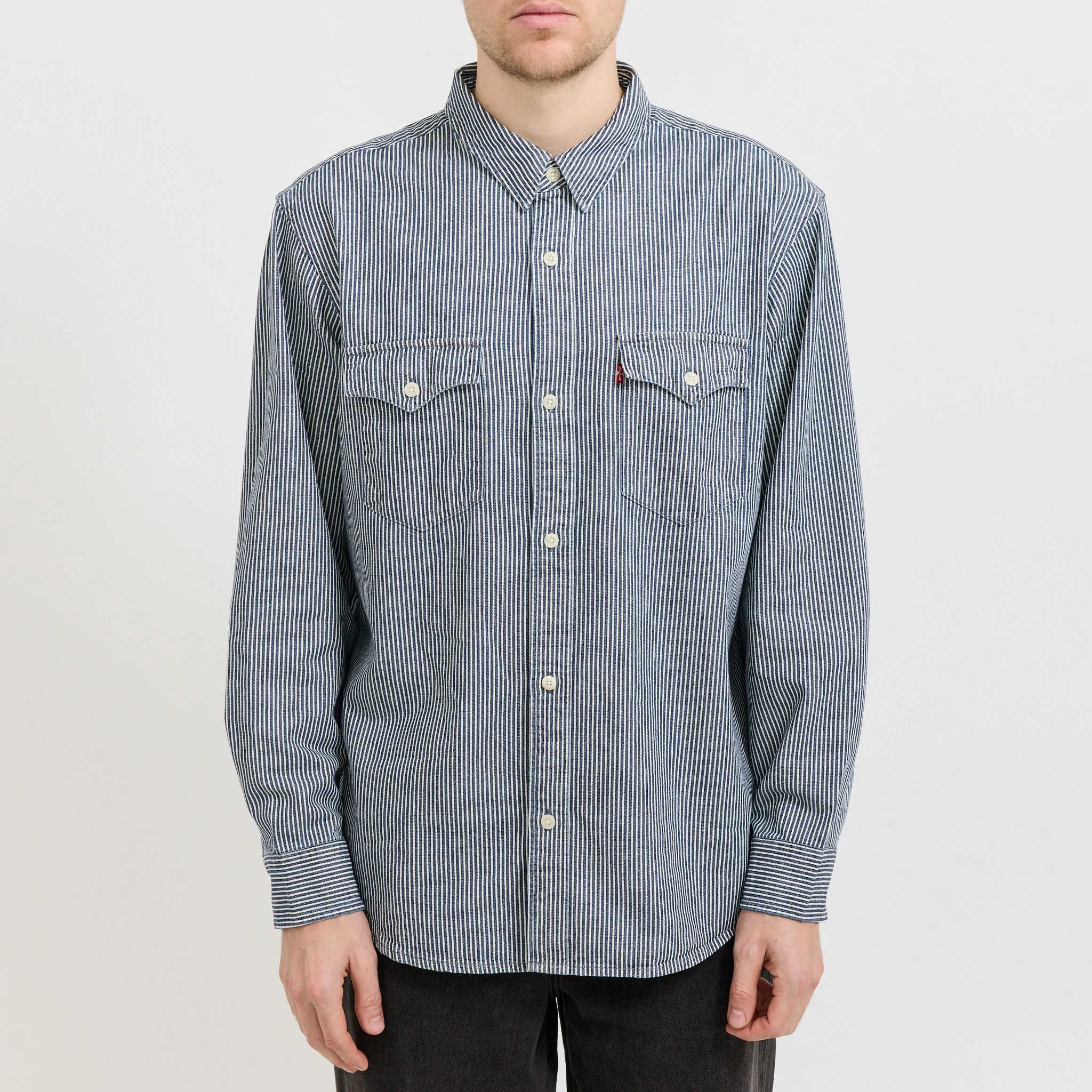Relaxed Fit Western Shirt Grand Dark Railroad - Image 5