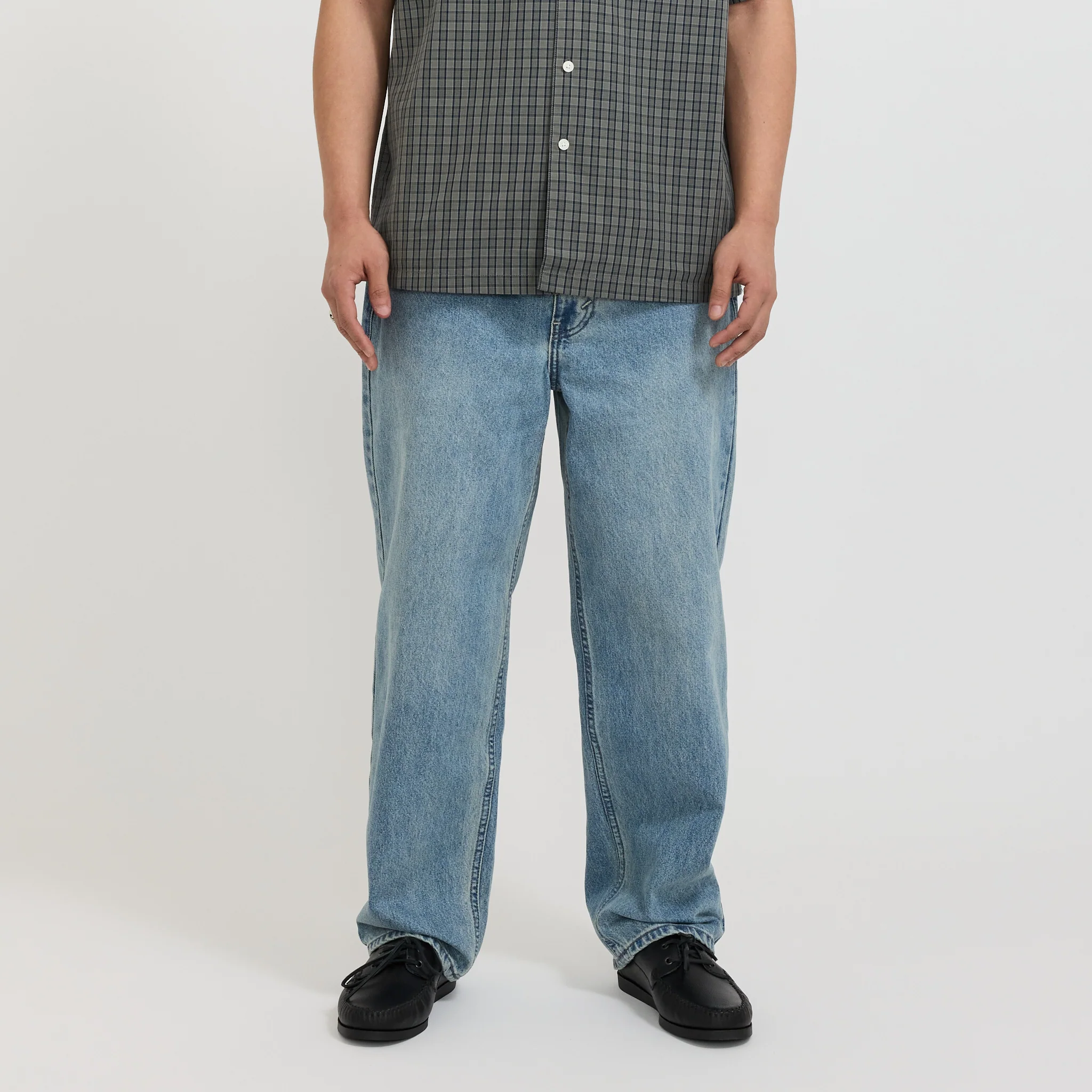 Relaxed Jeans Washed Blue