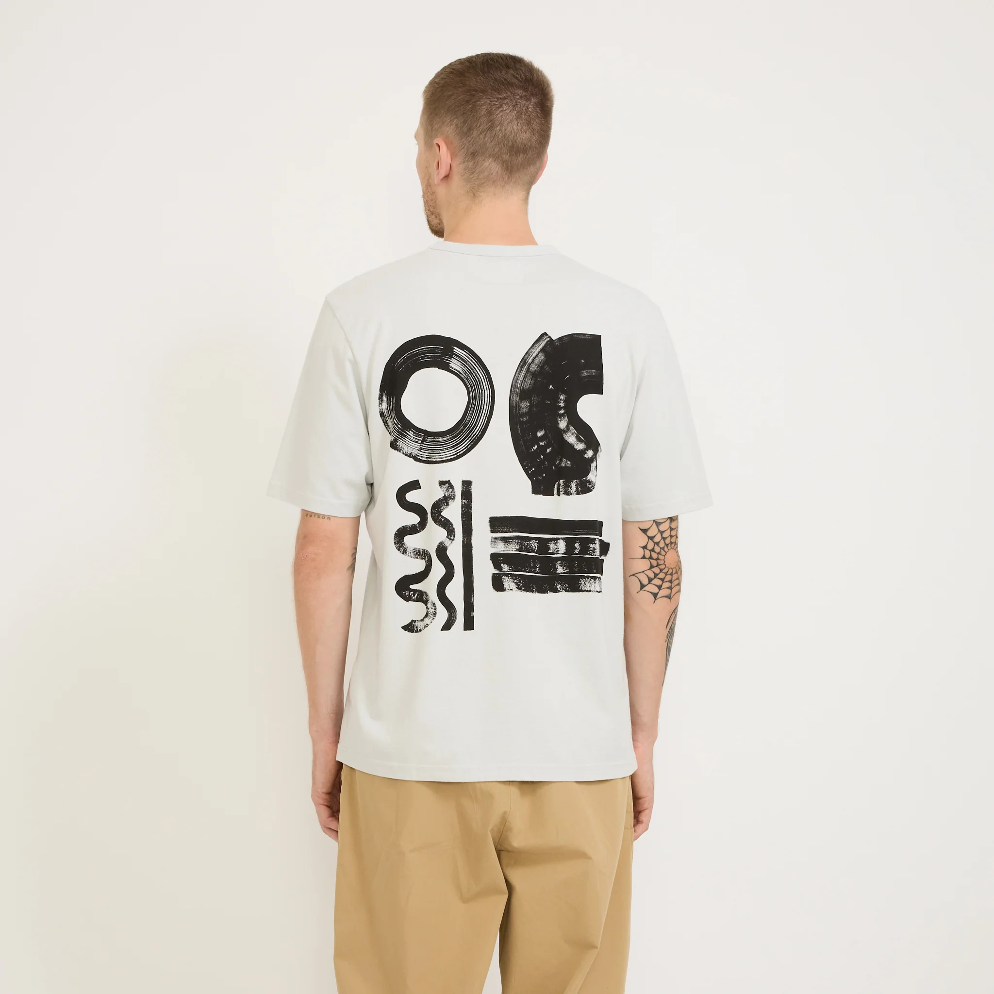 Relaxed Tee Ice Blue Icon Print KG - Image 4