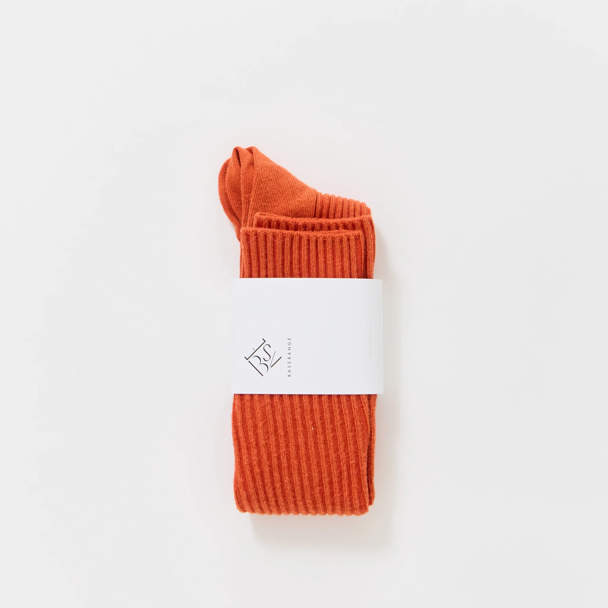 Rib Knee Socks Scopa Red - Image 2