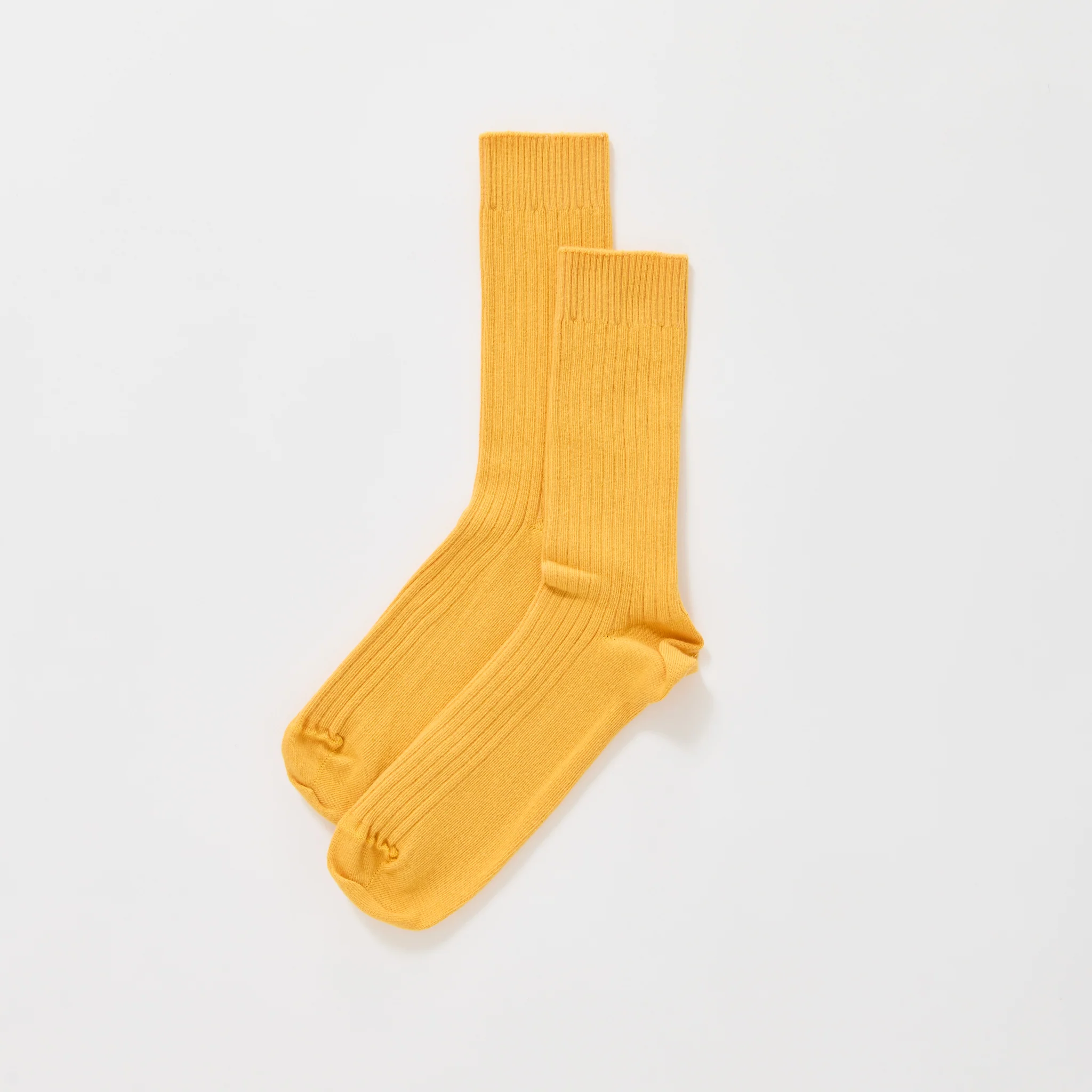 Rib Overankle Socks Ecto Yellow