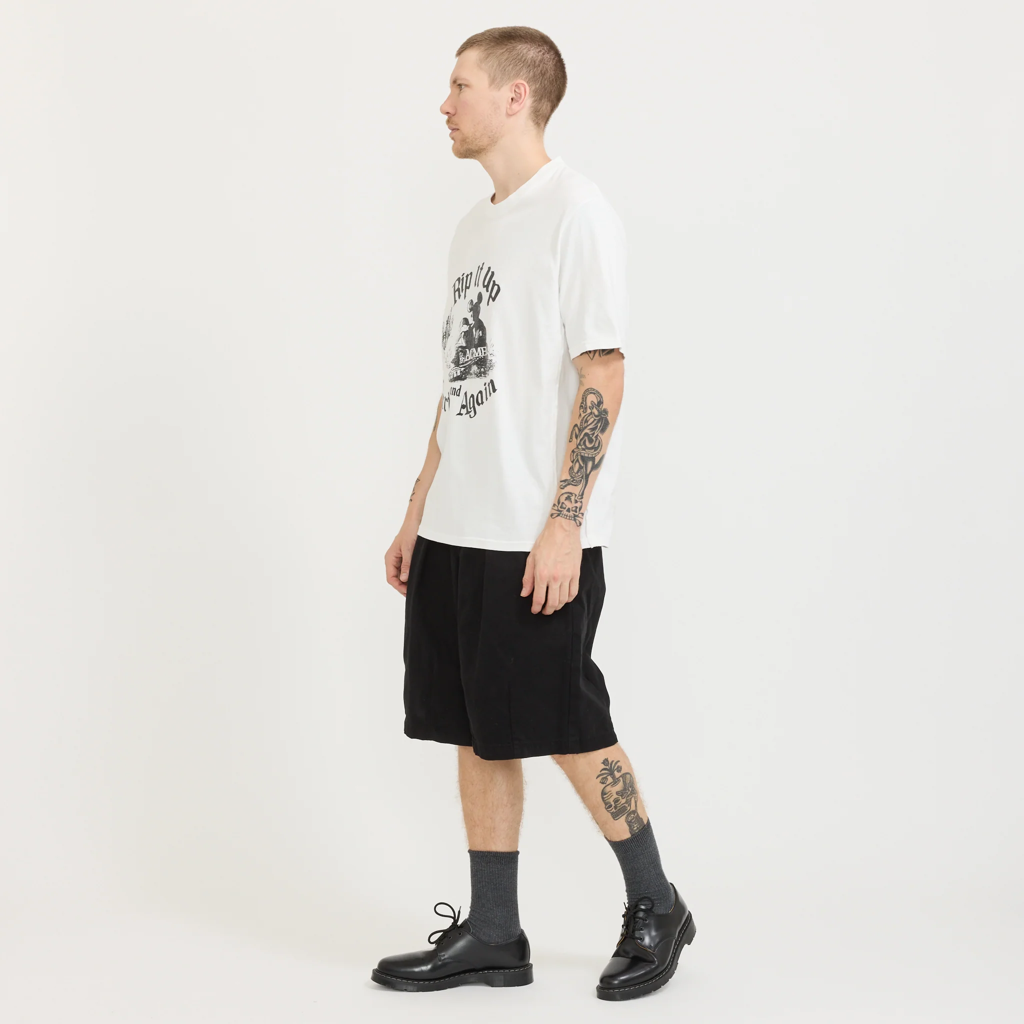 Rip It Up Tee Off White - Image 2