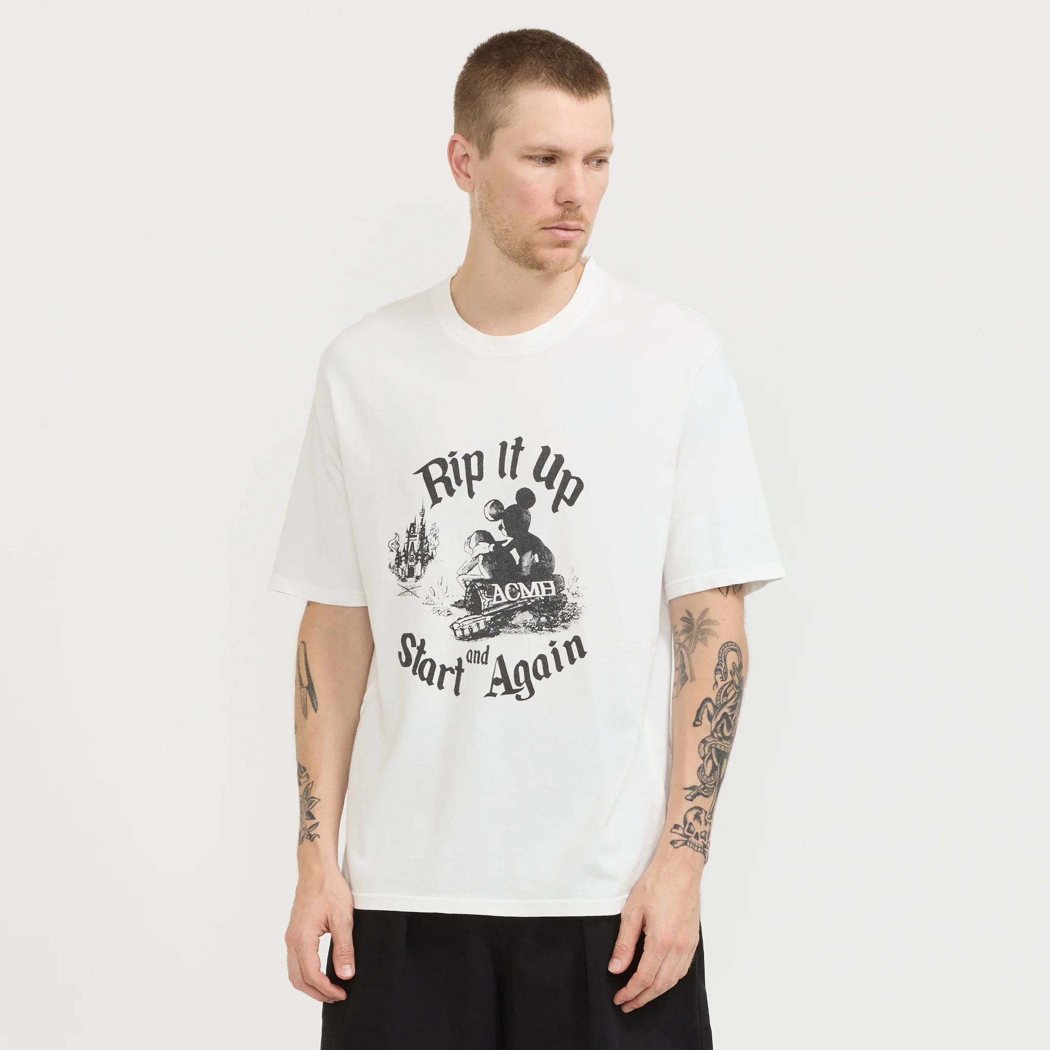 Rip It Up Tee Off White - Image 3