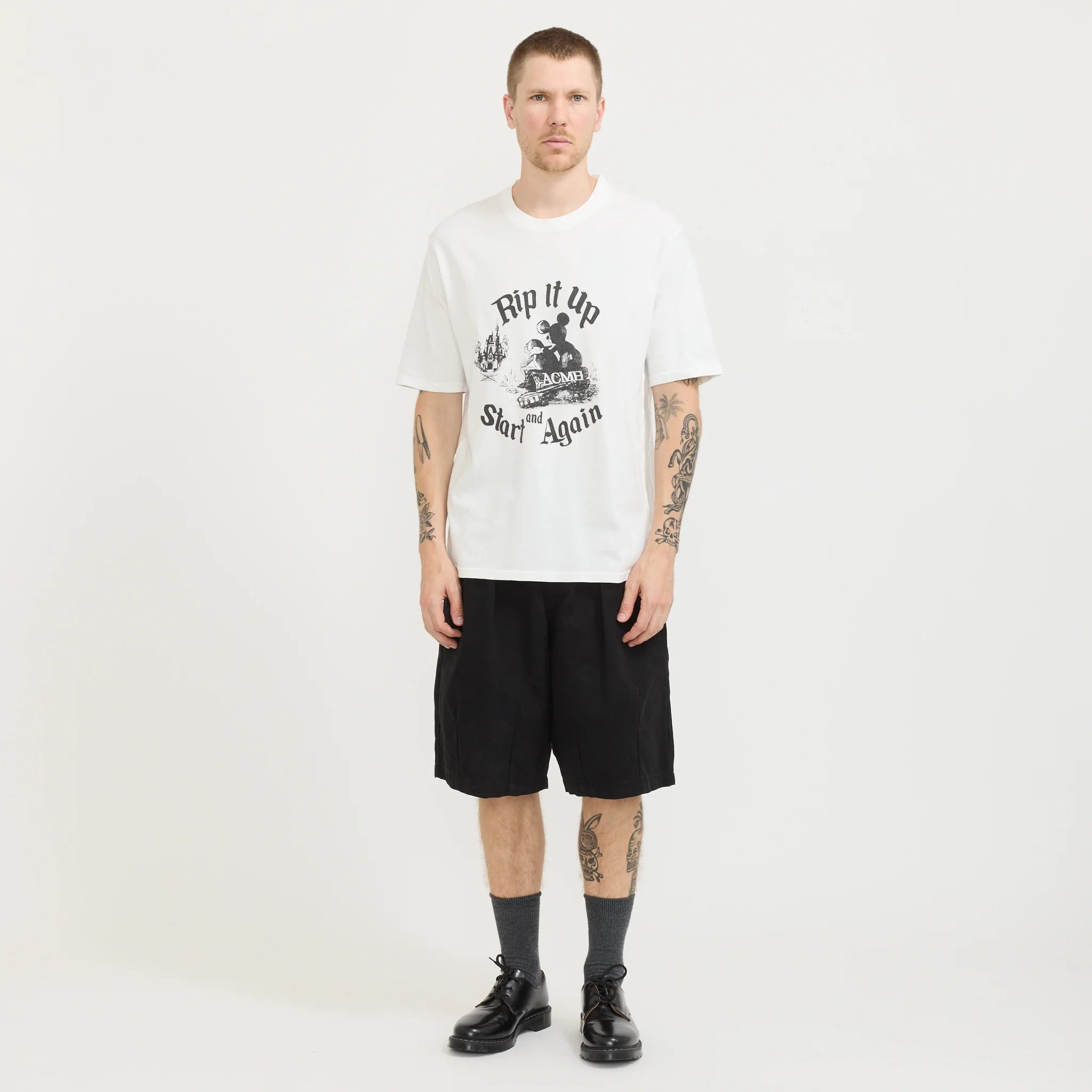 Rip It Up Tee Off White - Image 8