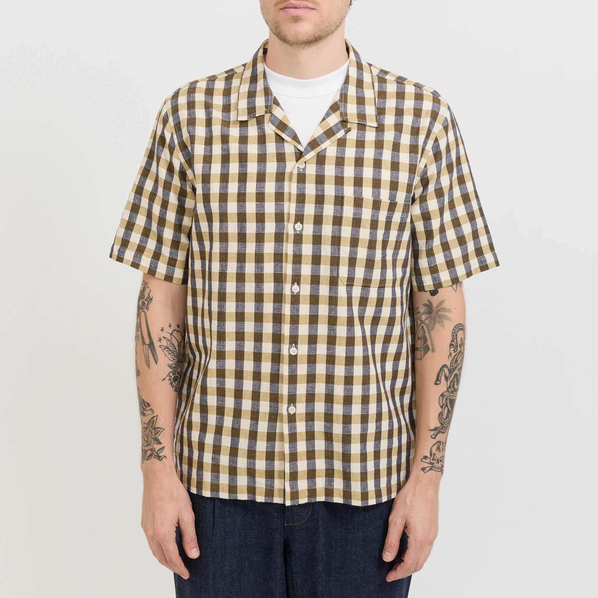 Road Shirt Aberdeen Lincot Olive - Image 5