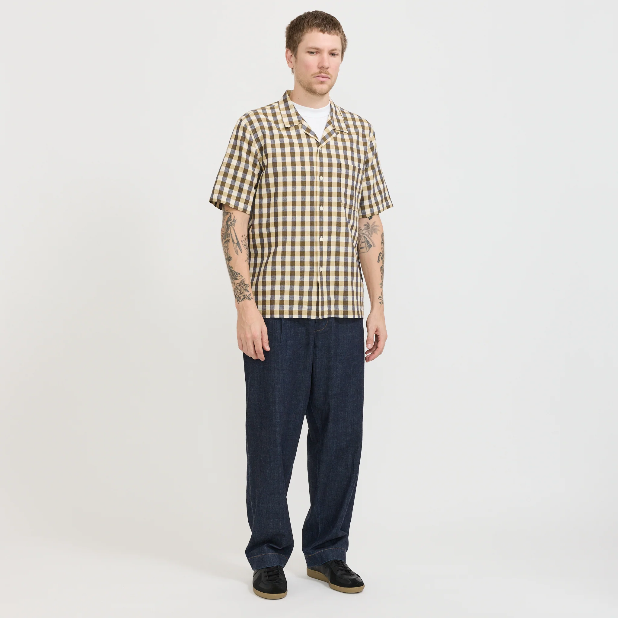 Road Shirt Aberdeen Lincot Olive - Image 6