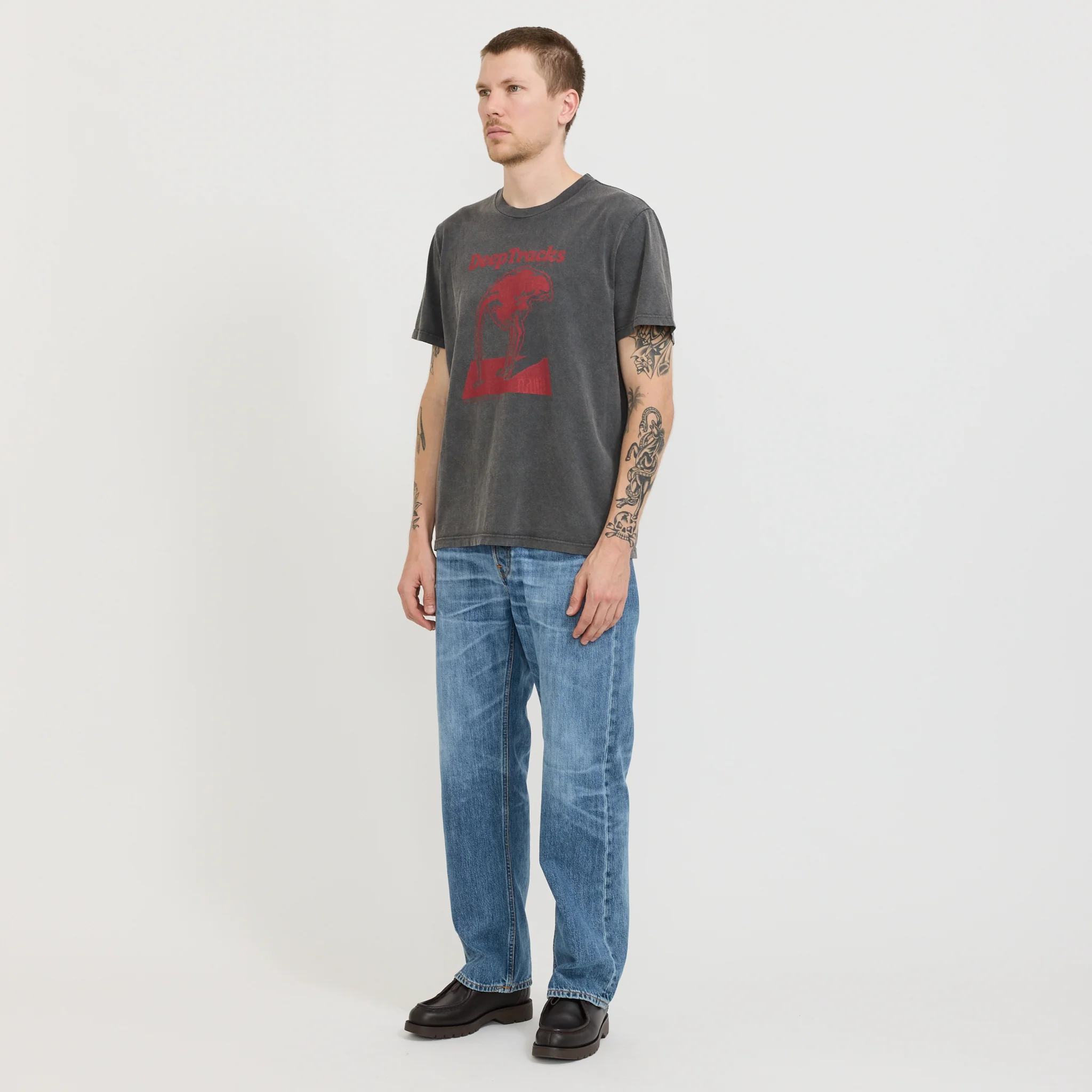 Roy Deep Tracks T-Shirt Antracite - Image 2