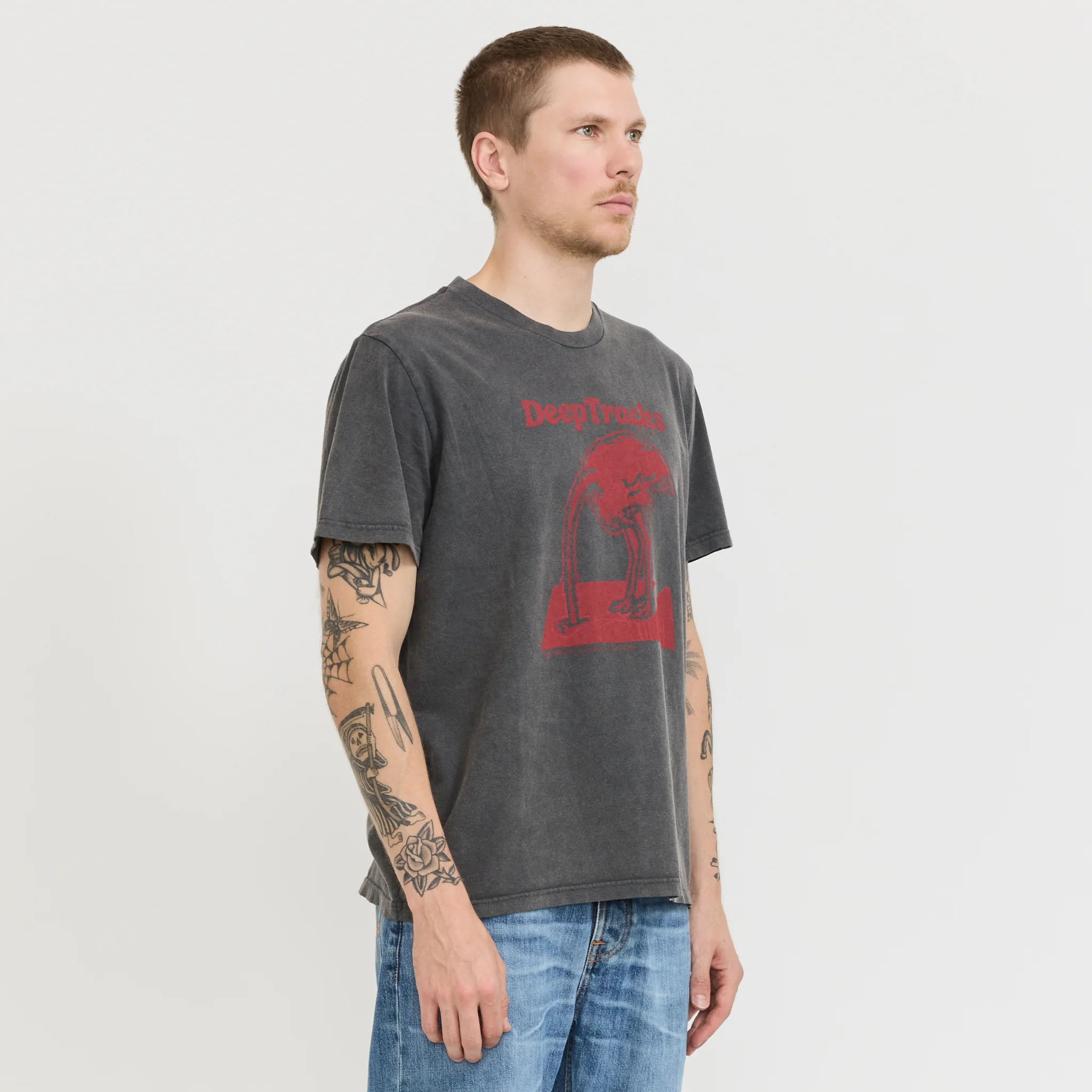Roy Deep Tracks T-Shirt Antracite - Image 3