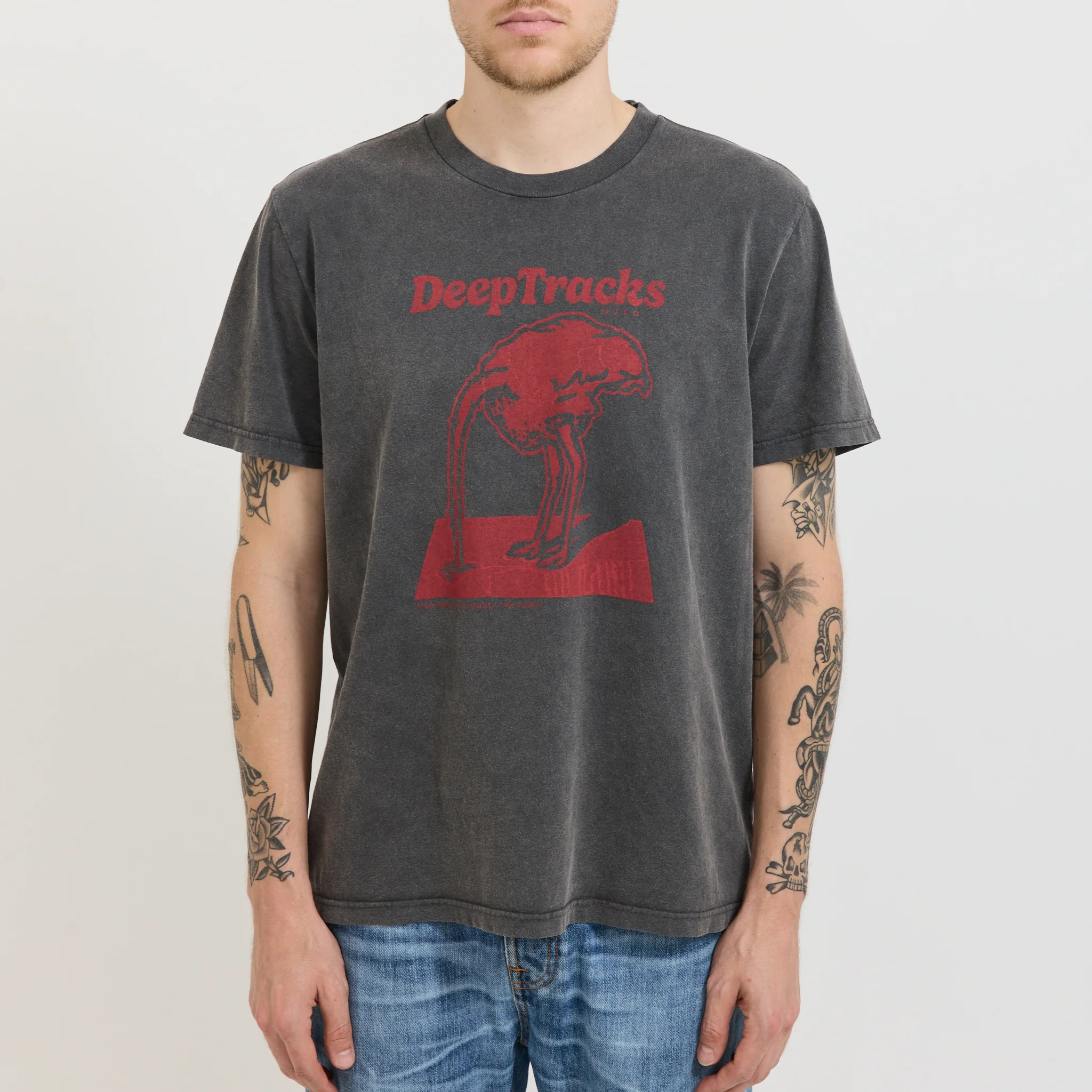 Roy Deep Tracks T-Shirt Antracite - Image 5