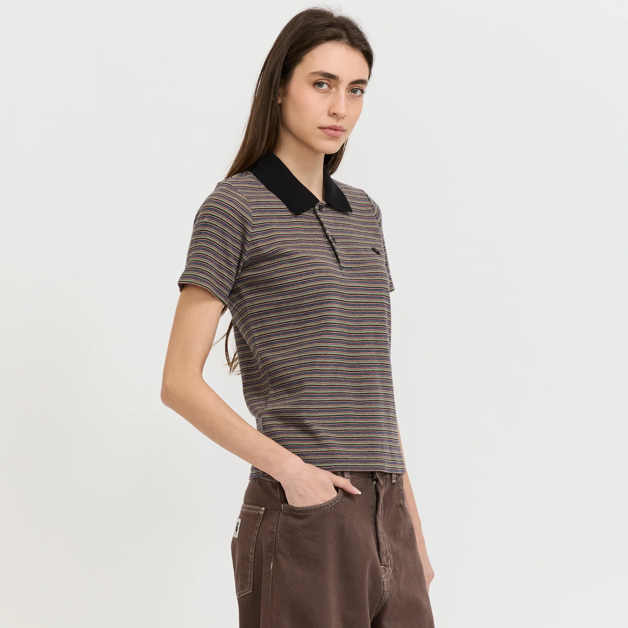S/S Dion Polo Dion Stripe Lily - Image 3