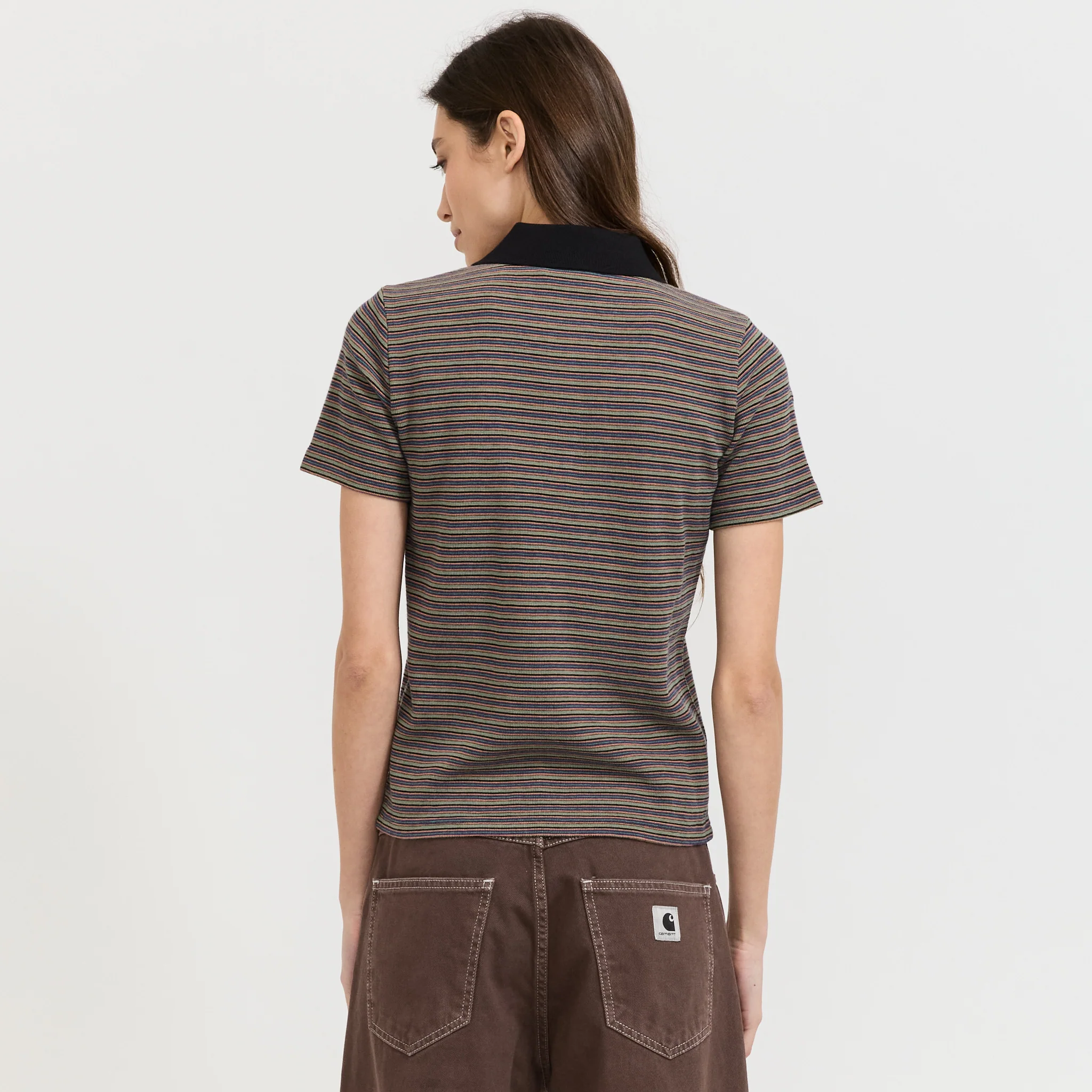 S/S Dion Polo Dion Stripe Lily - Image 4