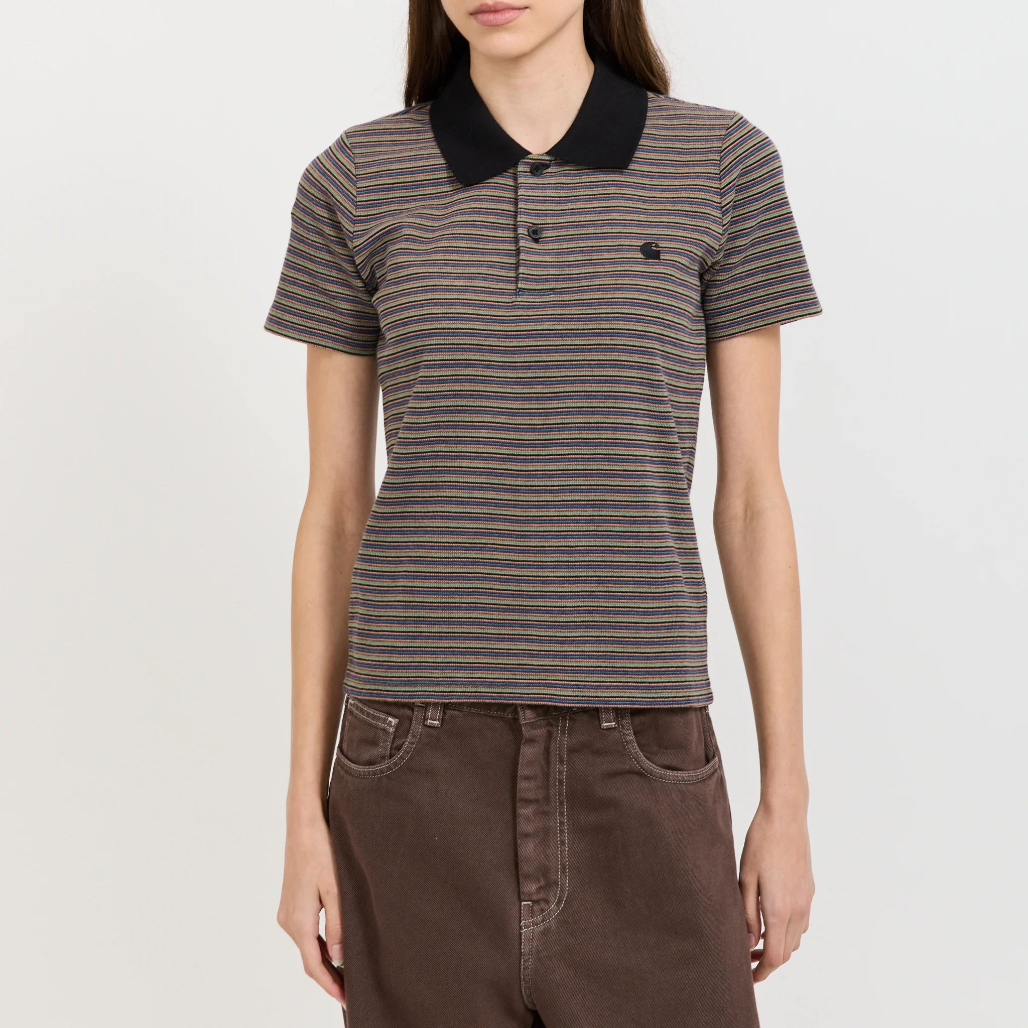 S/S Dion Polo Dion Stripe Lily - Image 5