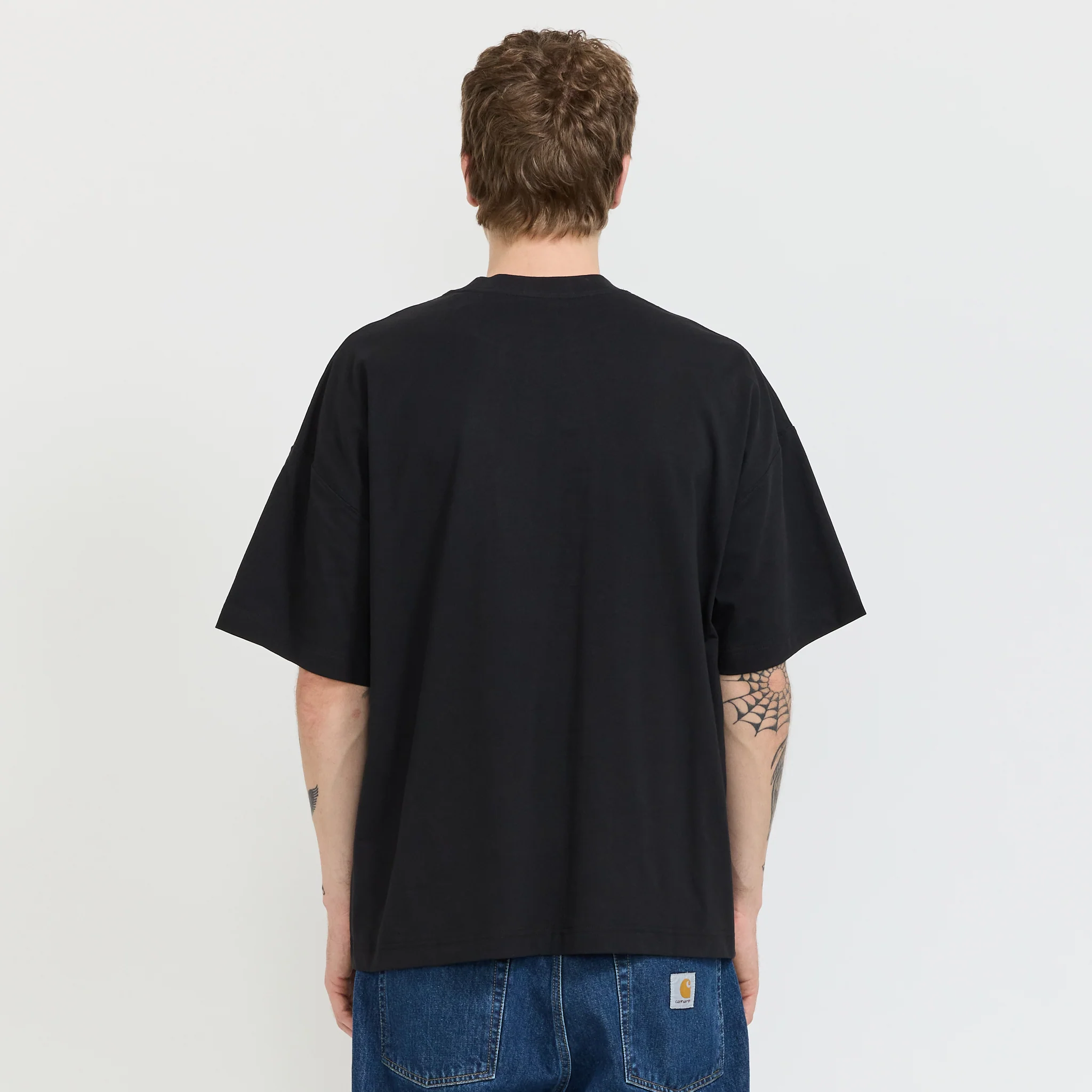 S/S Work Pocket T-Shirt Black - Image 4