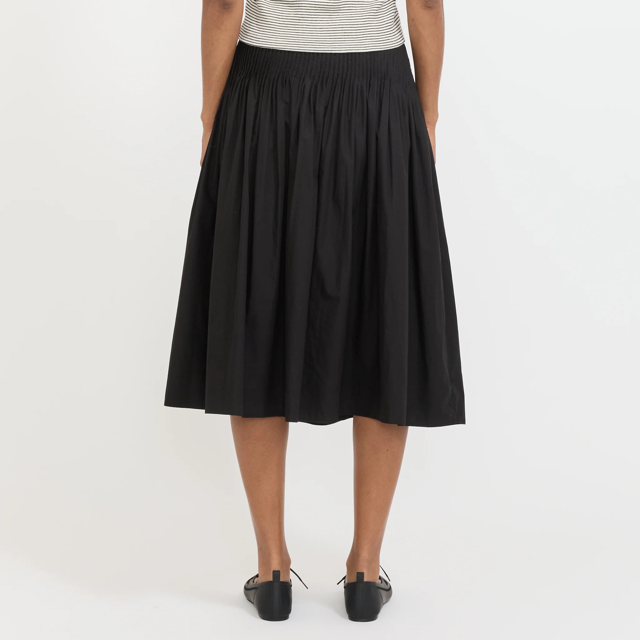 Sherry Pleated Skirt Black - Image 4