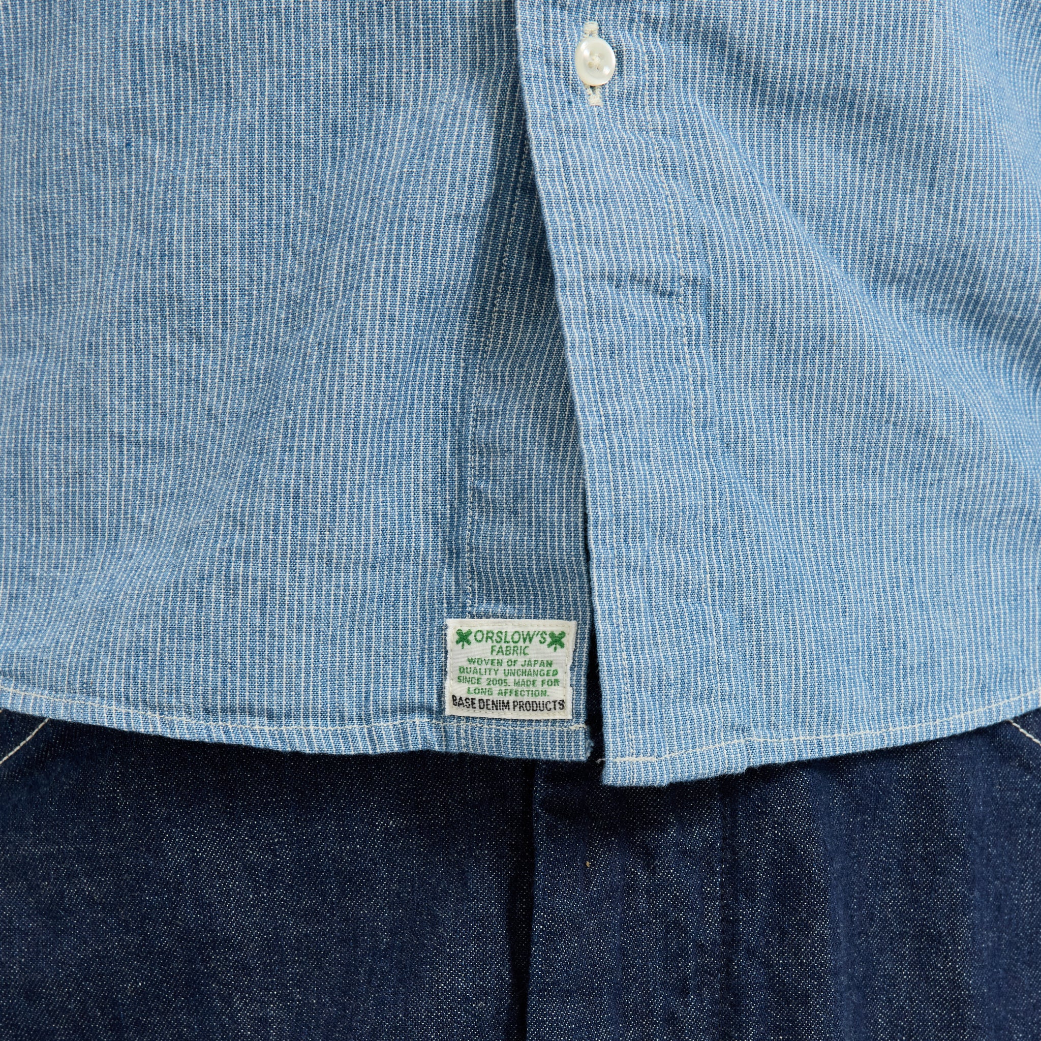 Short Button Down Shirt Hickory - Image 6