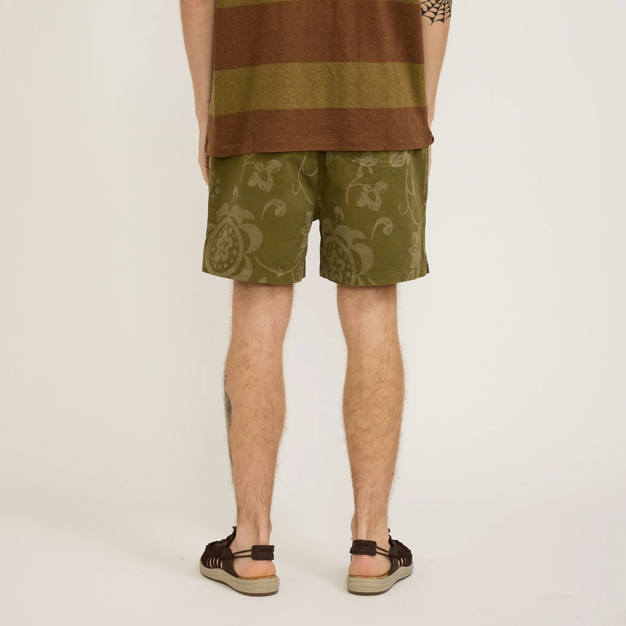 Shorty Short Olive Floral - Image 4