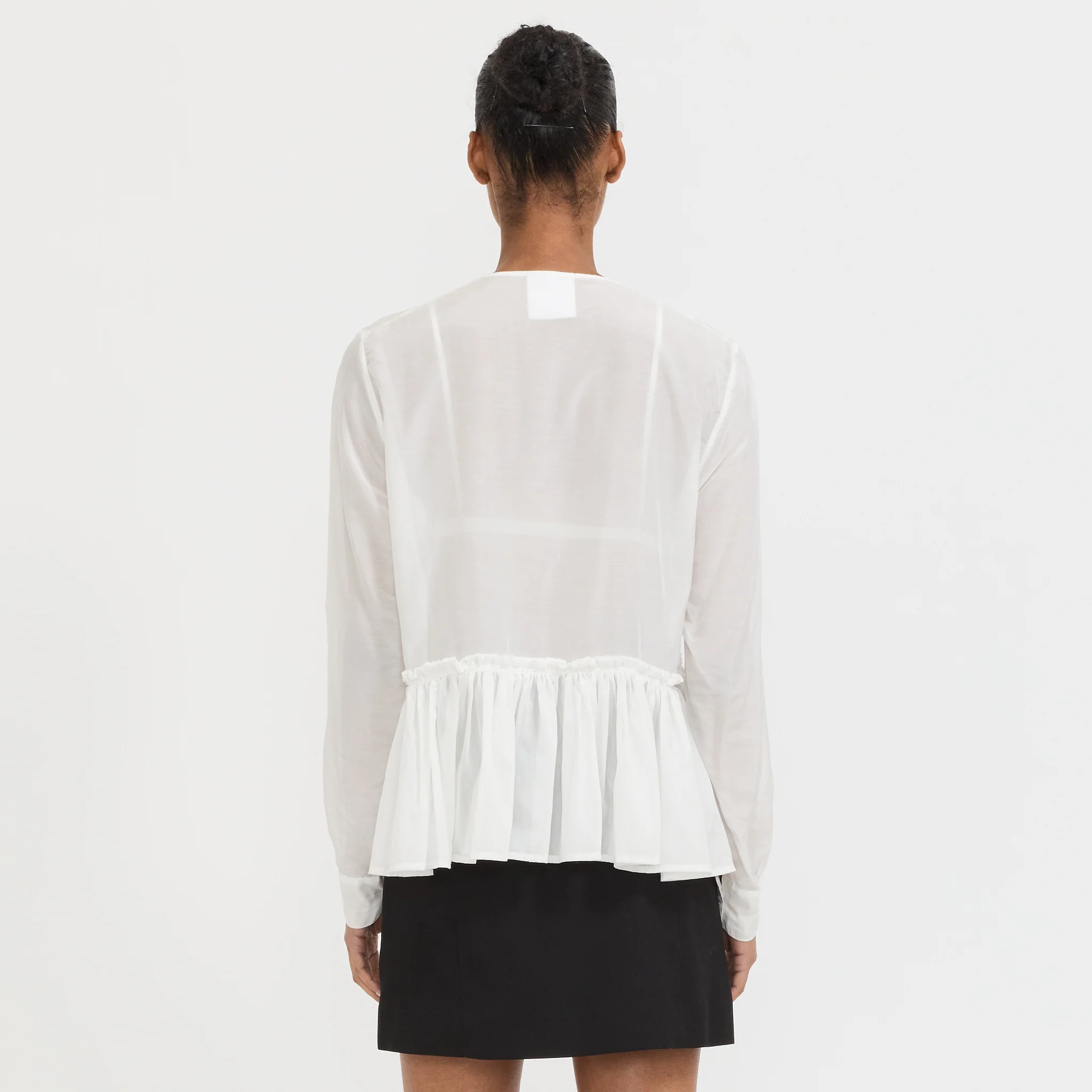 Silk Voile Top White - Image 4
