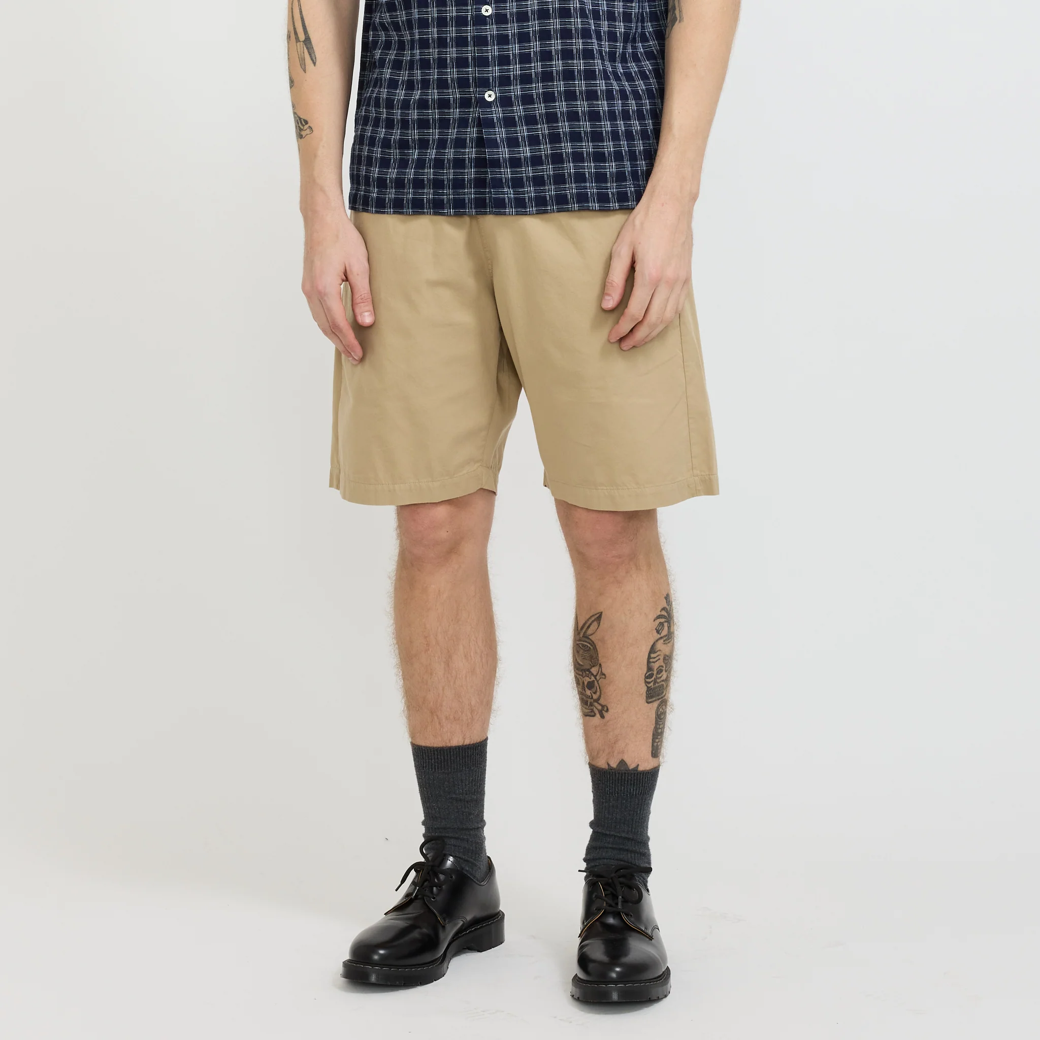 Simple Short Military Cotton Sand - Image 7