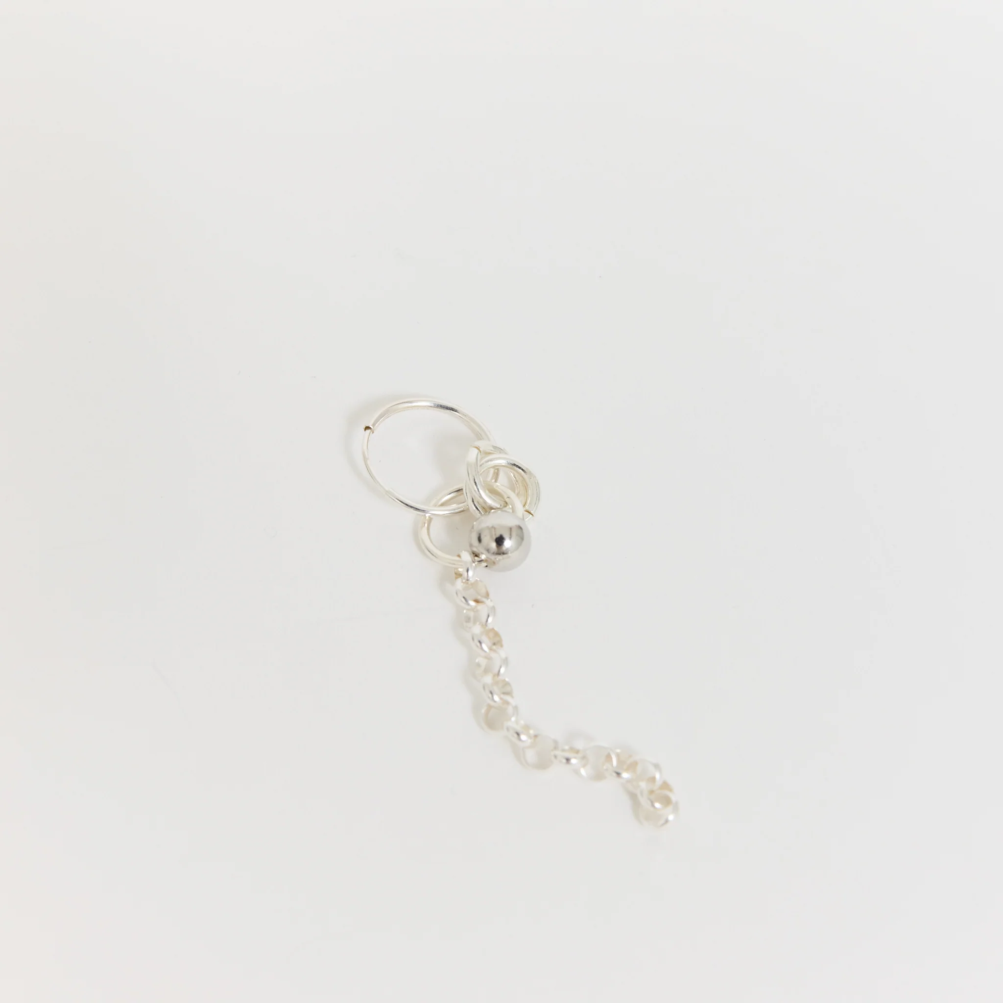 Single Jumble Earring Silver