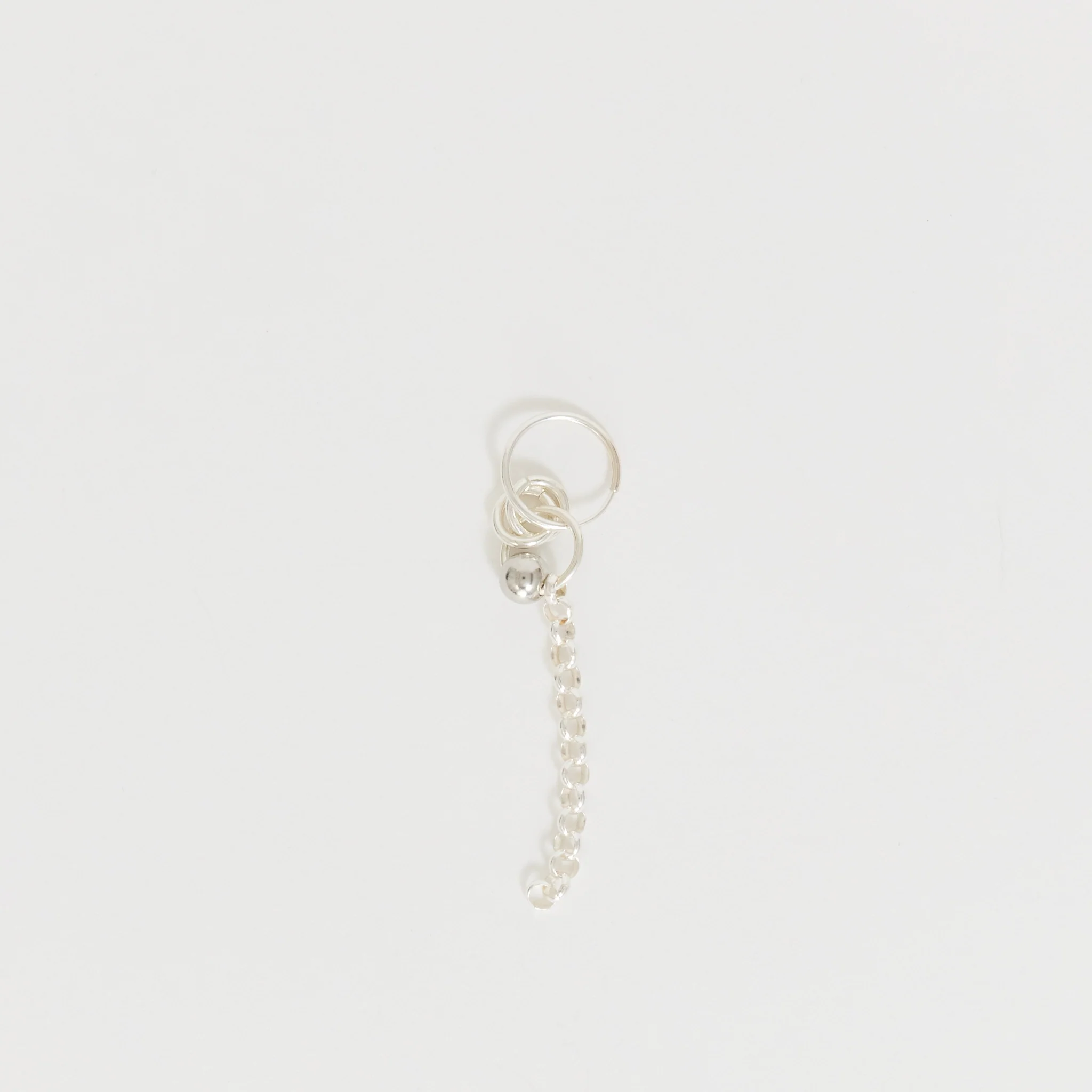 Single Jumble Earring Silver - Image 2