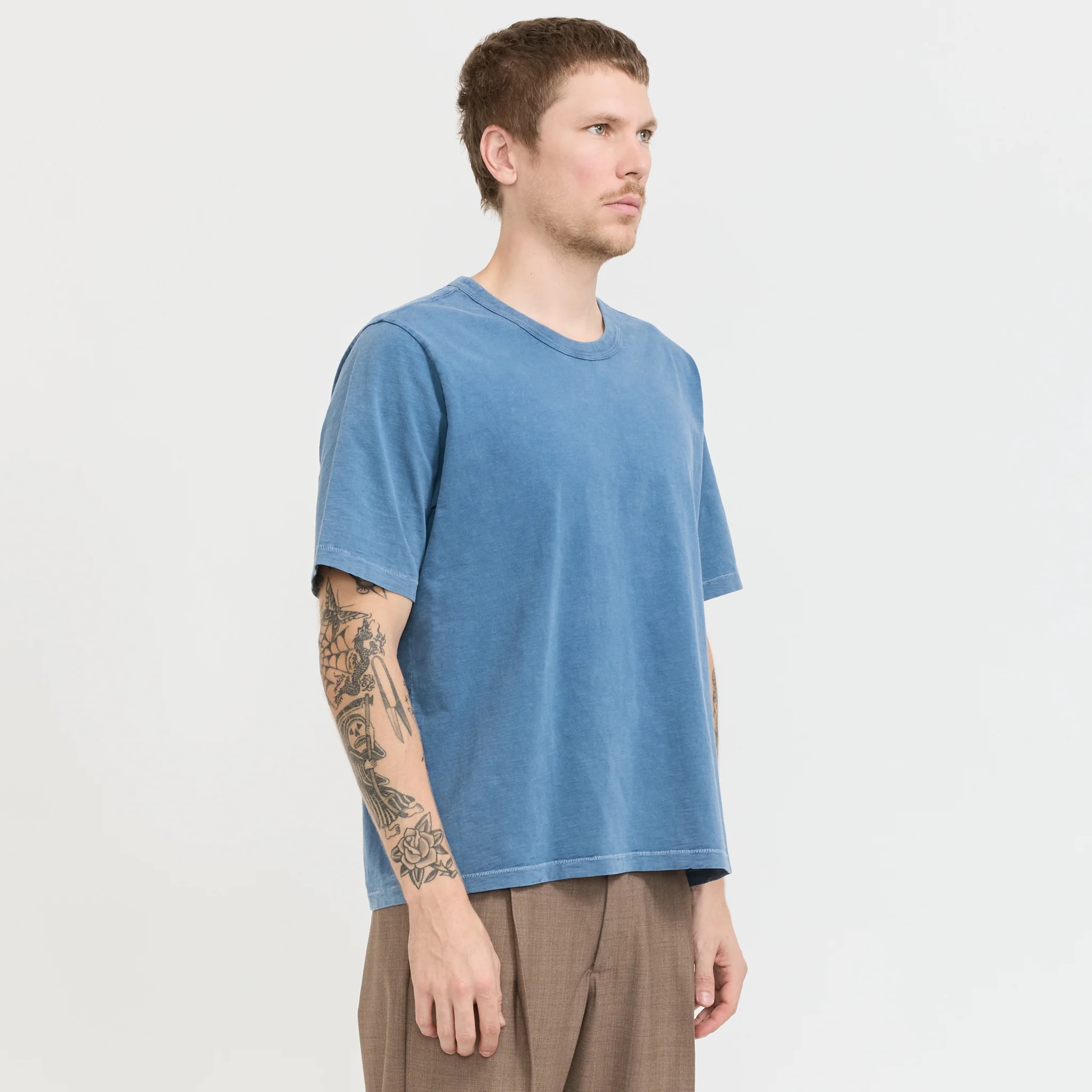 Slub Tee Indigo - Image 3