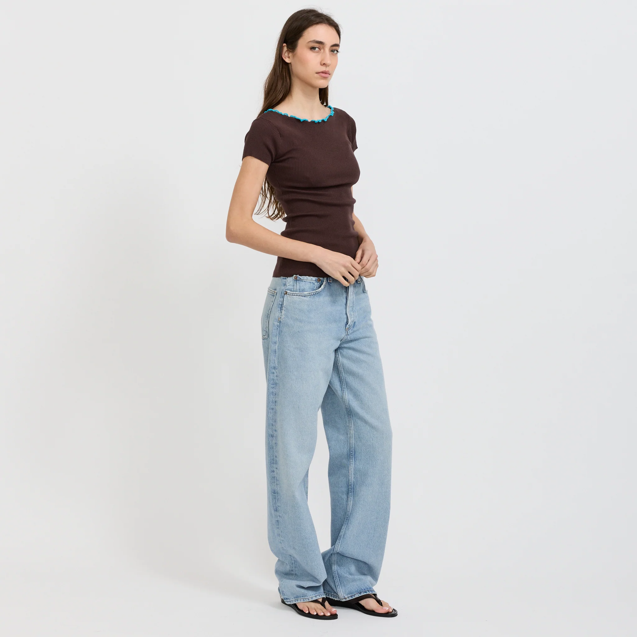 Sonbou Top Brown - Image 6