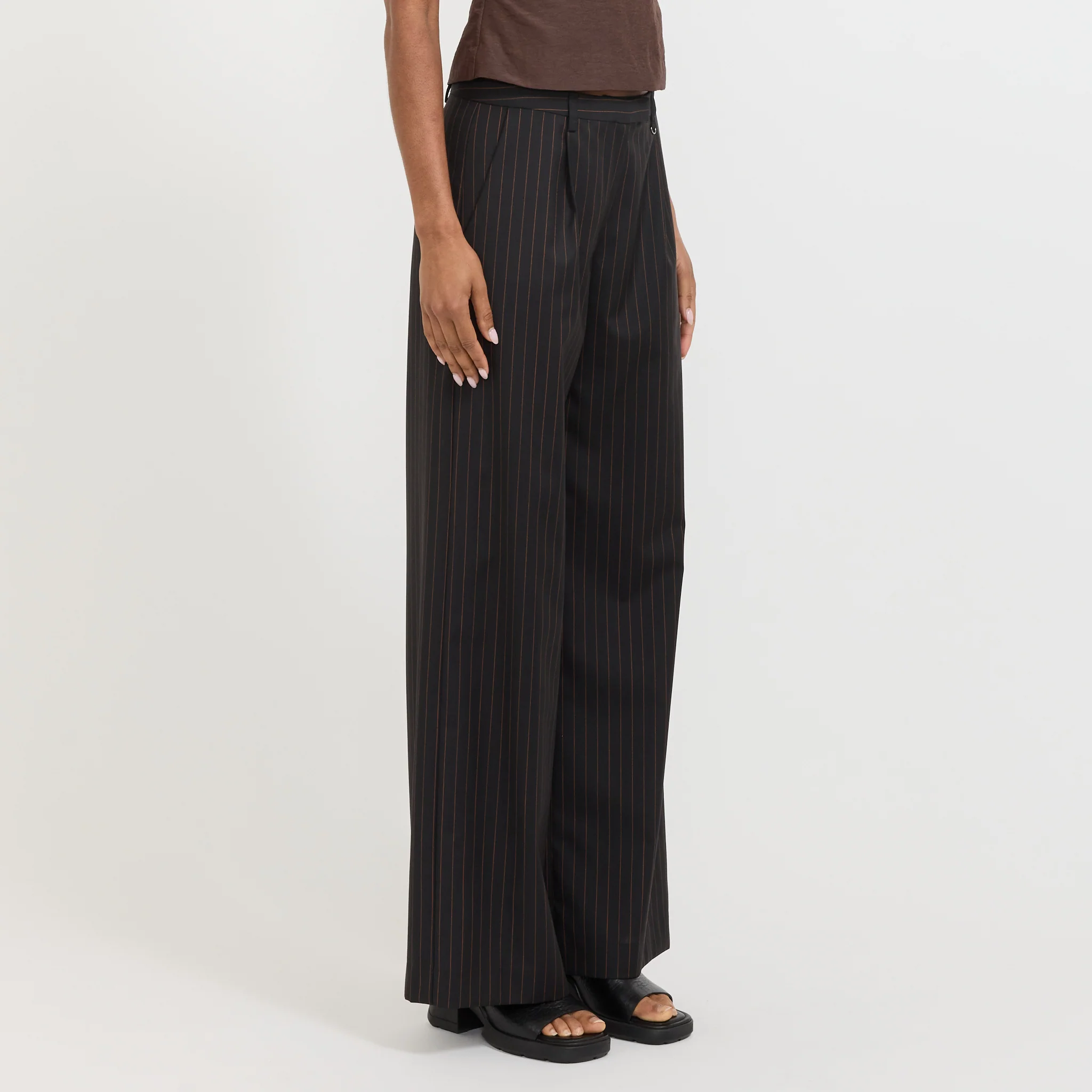 Spatial Trouser Black Pinstripe - Image 3