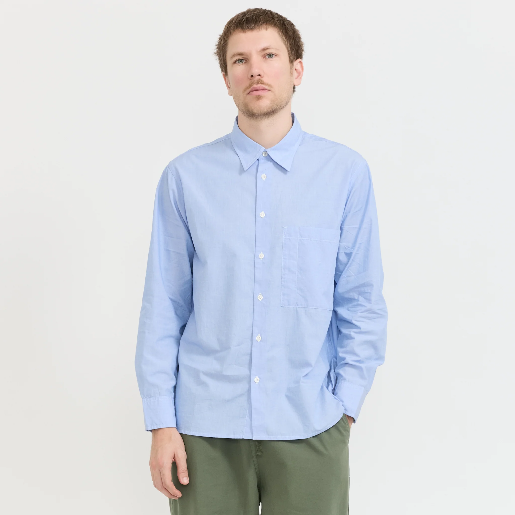 Square Pocket Shirt Sky